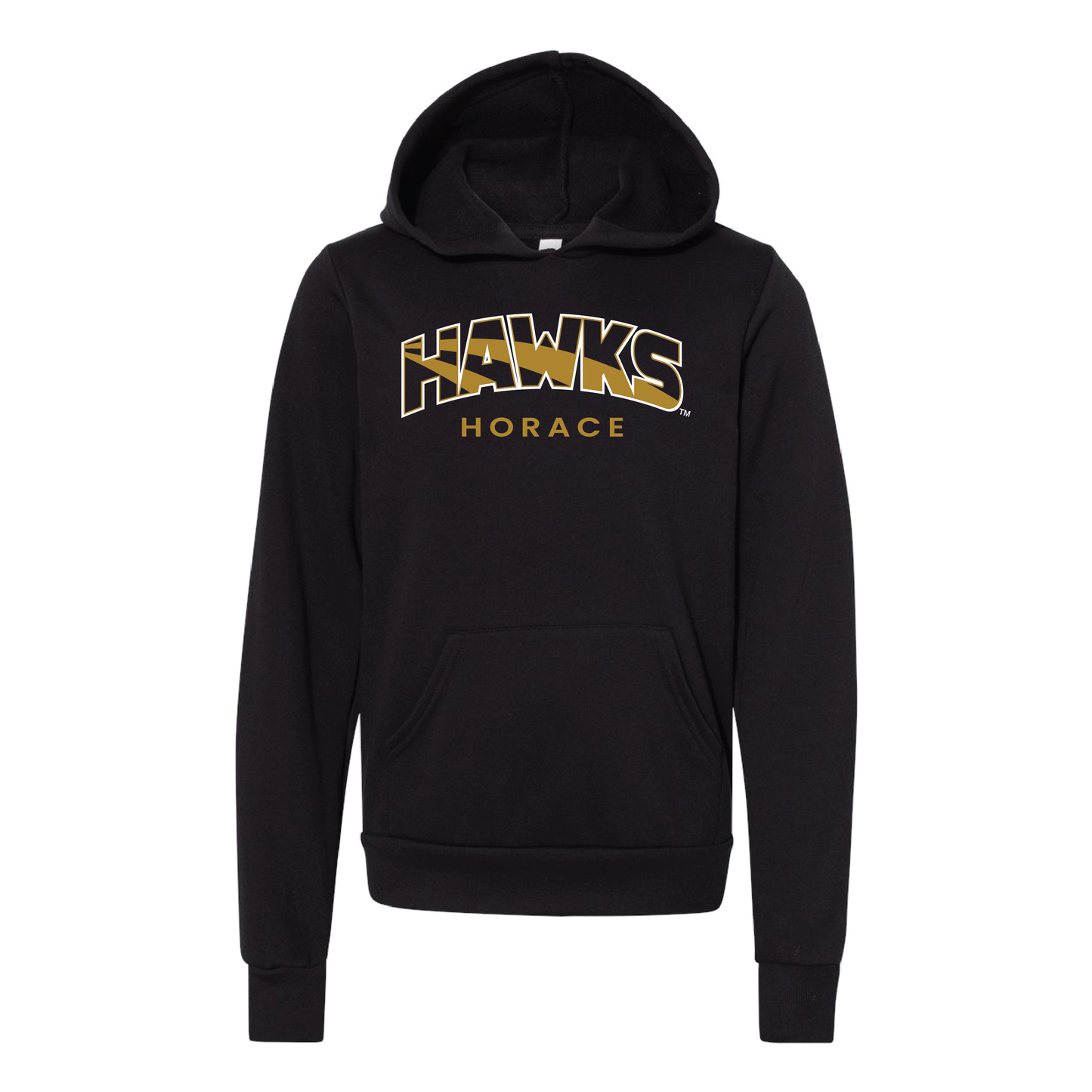 Hawks BELLA+CANVAS® Youth Sponge Fleece Hoodie (3719Y)