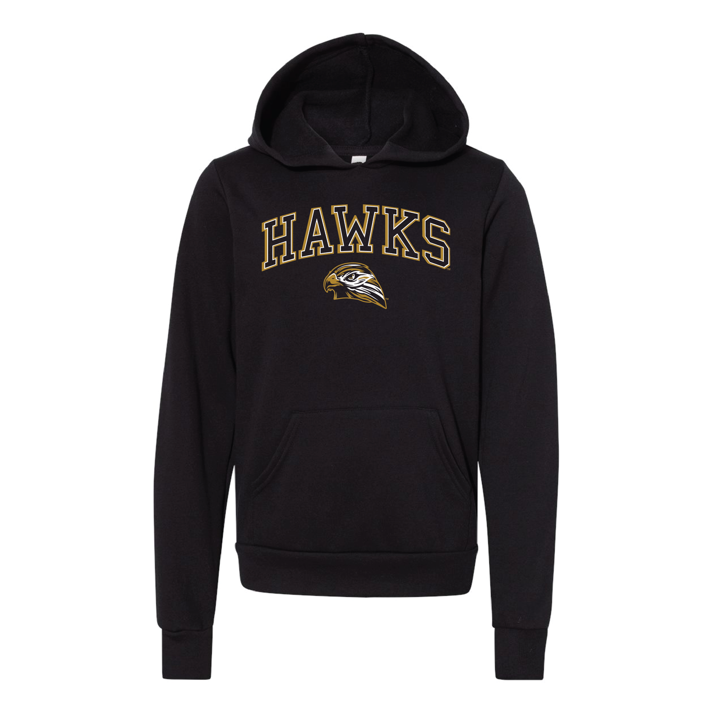 Hawks BELLA+CANVAS® Youth Sponge Fleece Hoodie (3719Y)