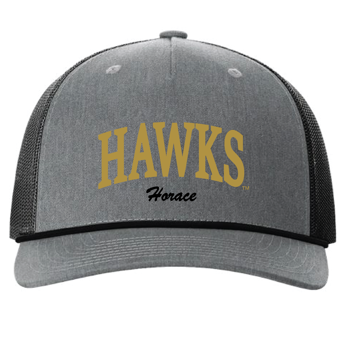 HAWKS 5 PANEL CAP W/ ROPE 0524