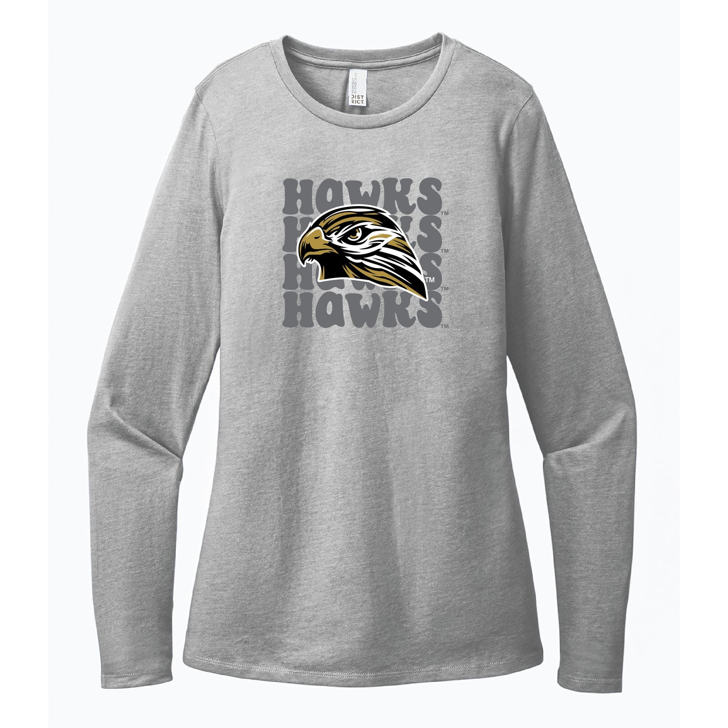 HAWKS LADIES CVC L/S TEE 0824