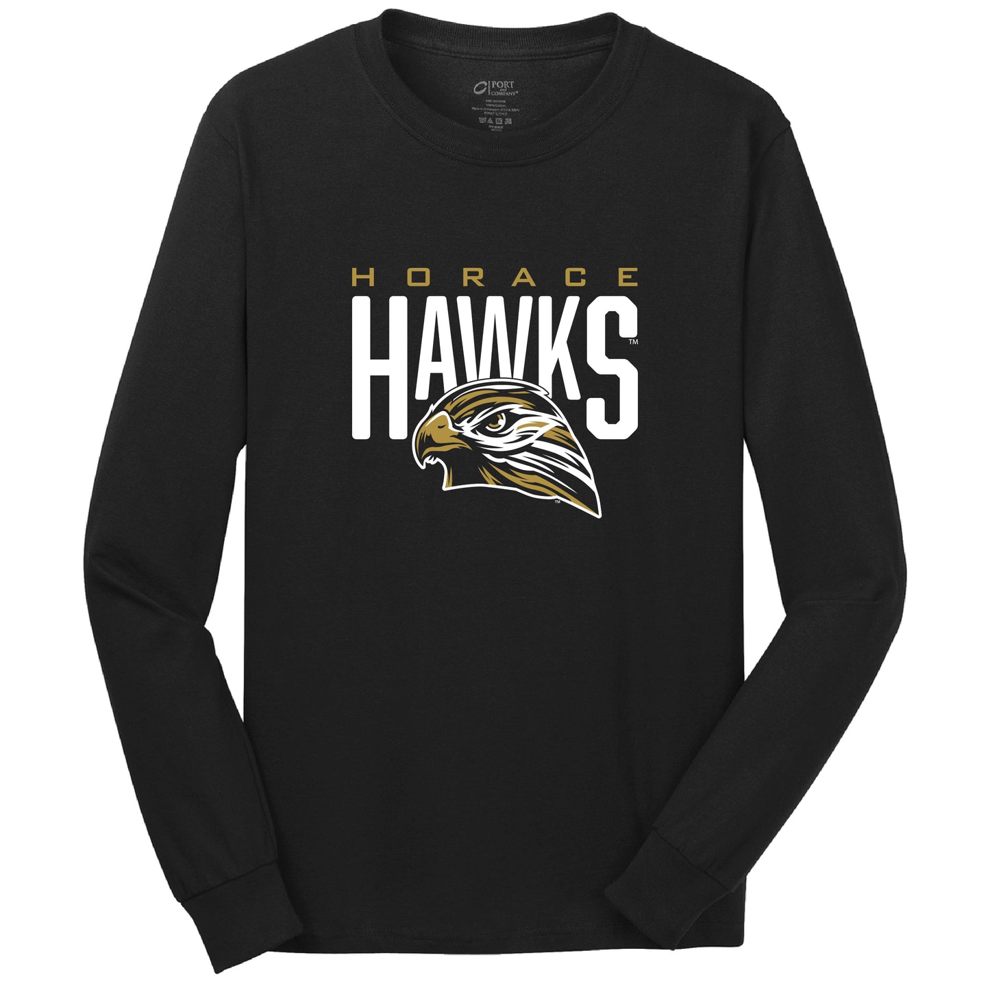 HAWKS CORE COTTON L/S TEE 1024