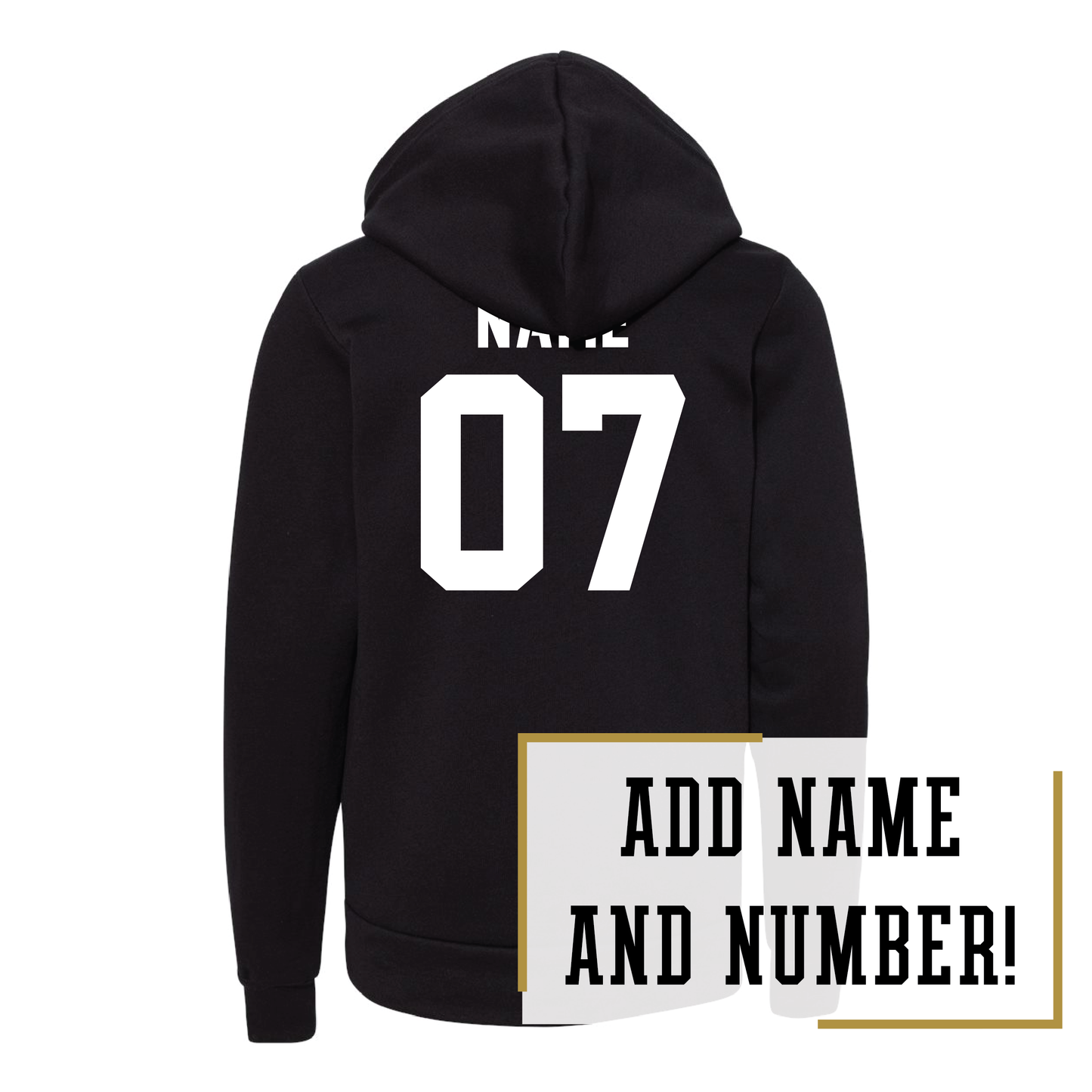 Hawks BELLA+CANVAS® Youth Sponge Fleece Hoodie (3719Y)