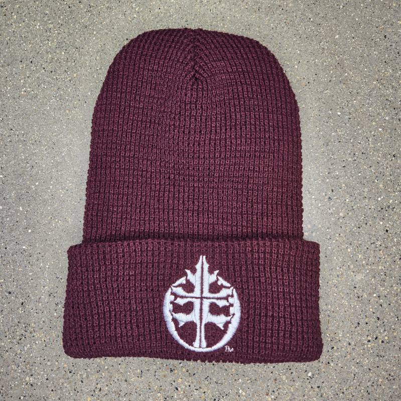 Grovers Burgandy Richardson Scrunch Beanie 1123