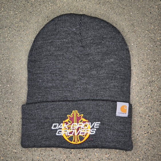 Grovers Coal Hthr Logo Carhartt Beanie