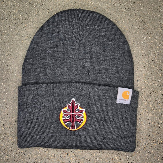 Grey Oak Grove puff Carhartt beanie  OSFA