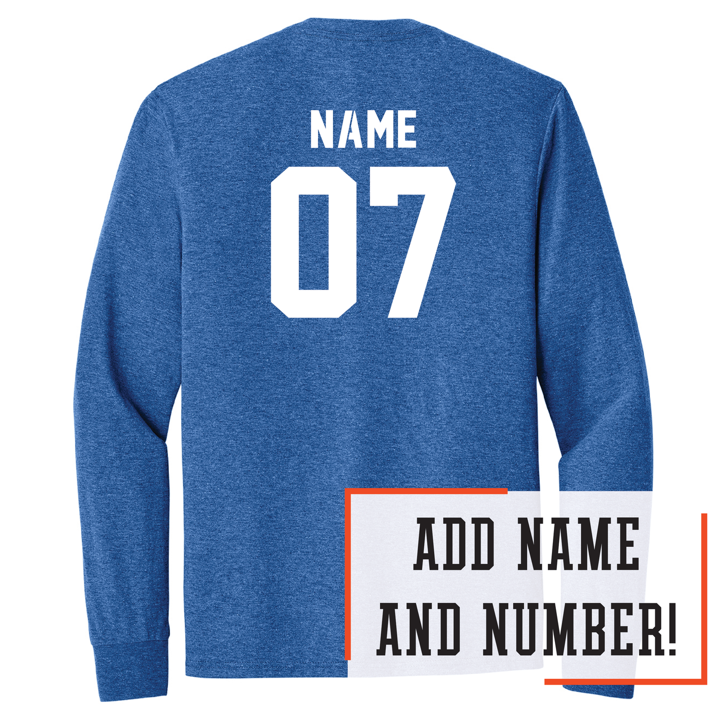 Mustangs District® Perfect Tri® Long Sleeve Tee (DM132)