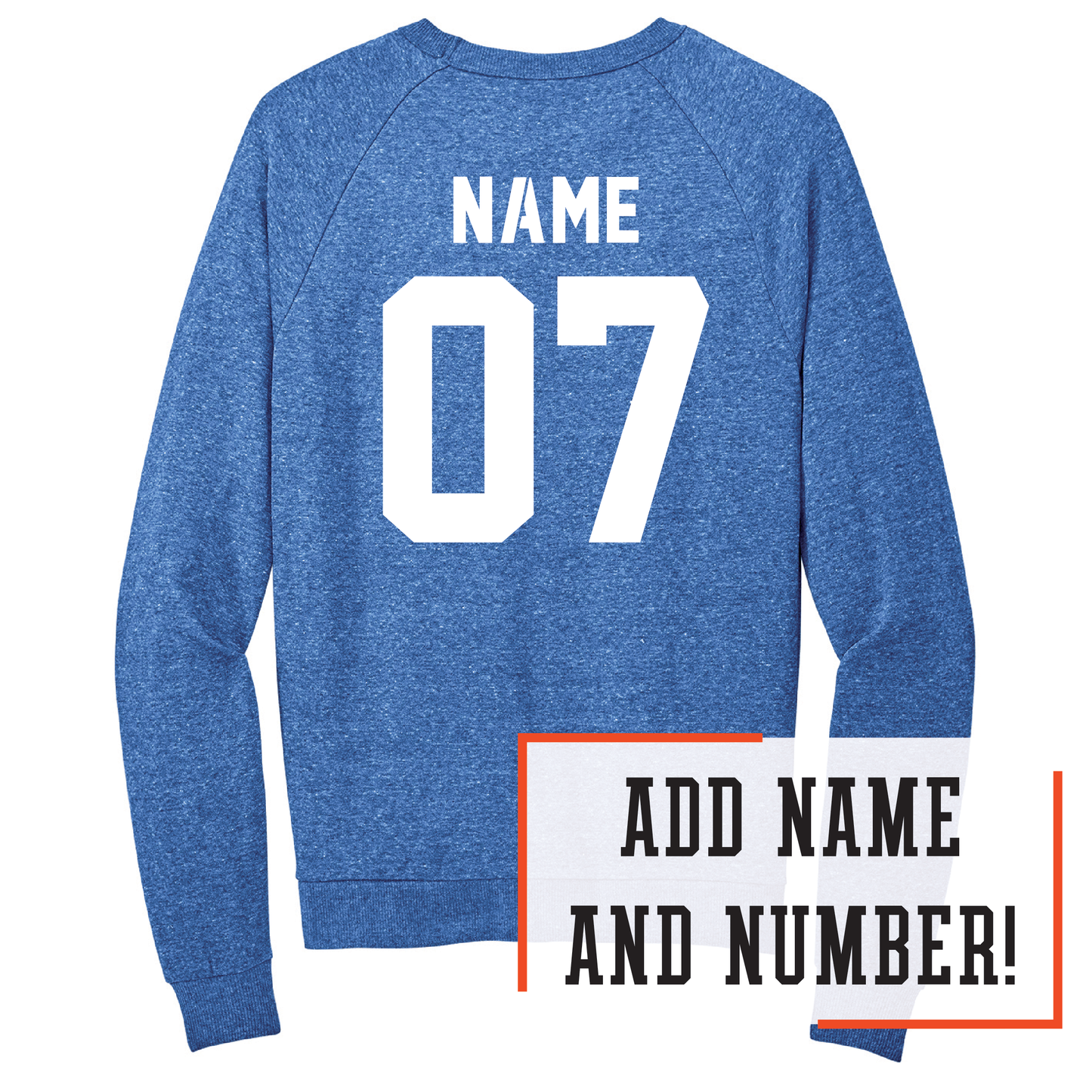 Mustangs District® Perfect Tri® Fleece Crewneck Sweatshirt (DT1304)