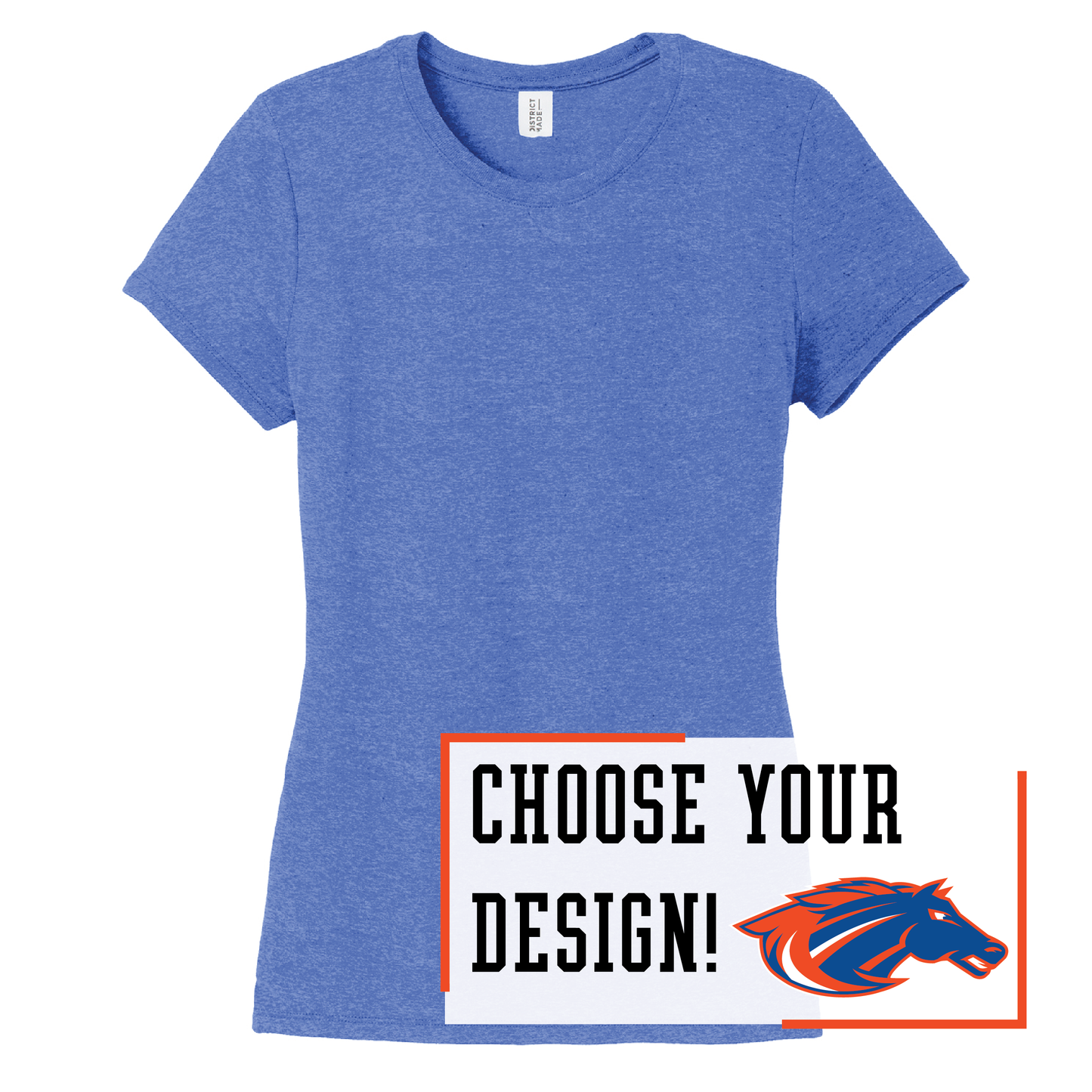 Mustang District® Women’s Perfect Tri® Tee (DM130L)