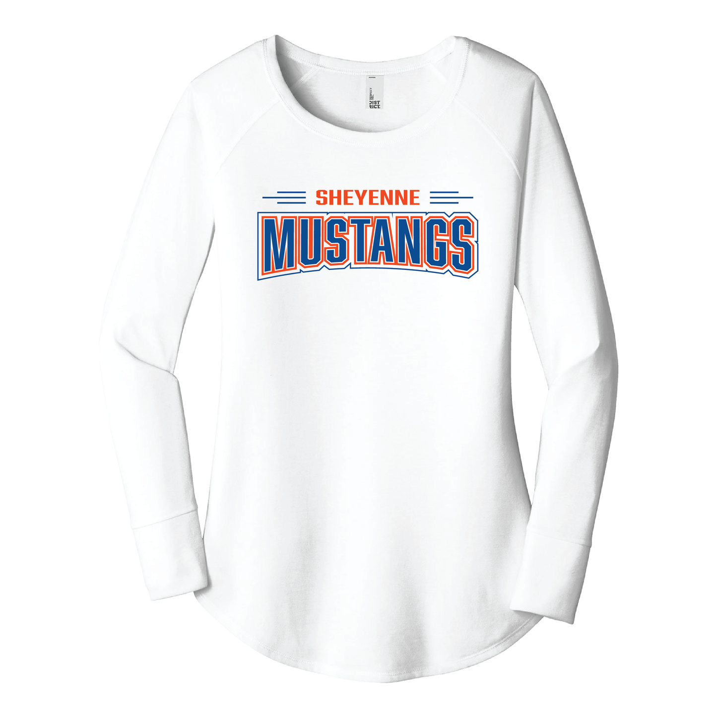 Mustangs District® Women’s Long Sleeve Tee (DT132L)