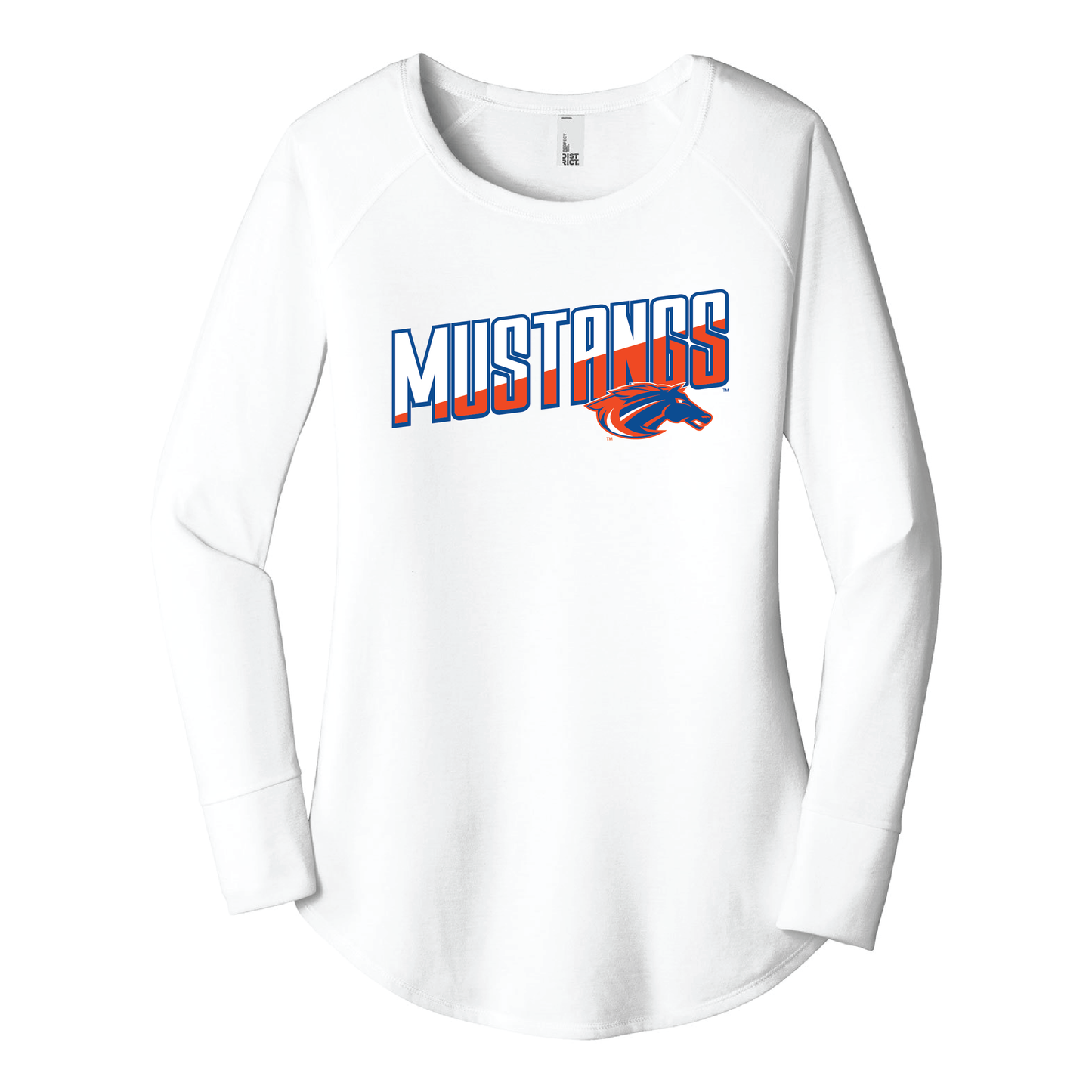 Mustangs District® Women’s Long Sleeve Tee (DT132L)