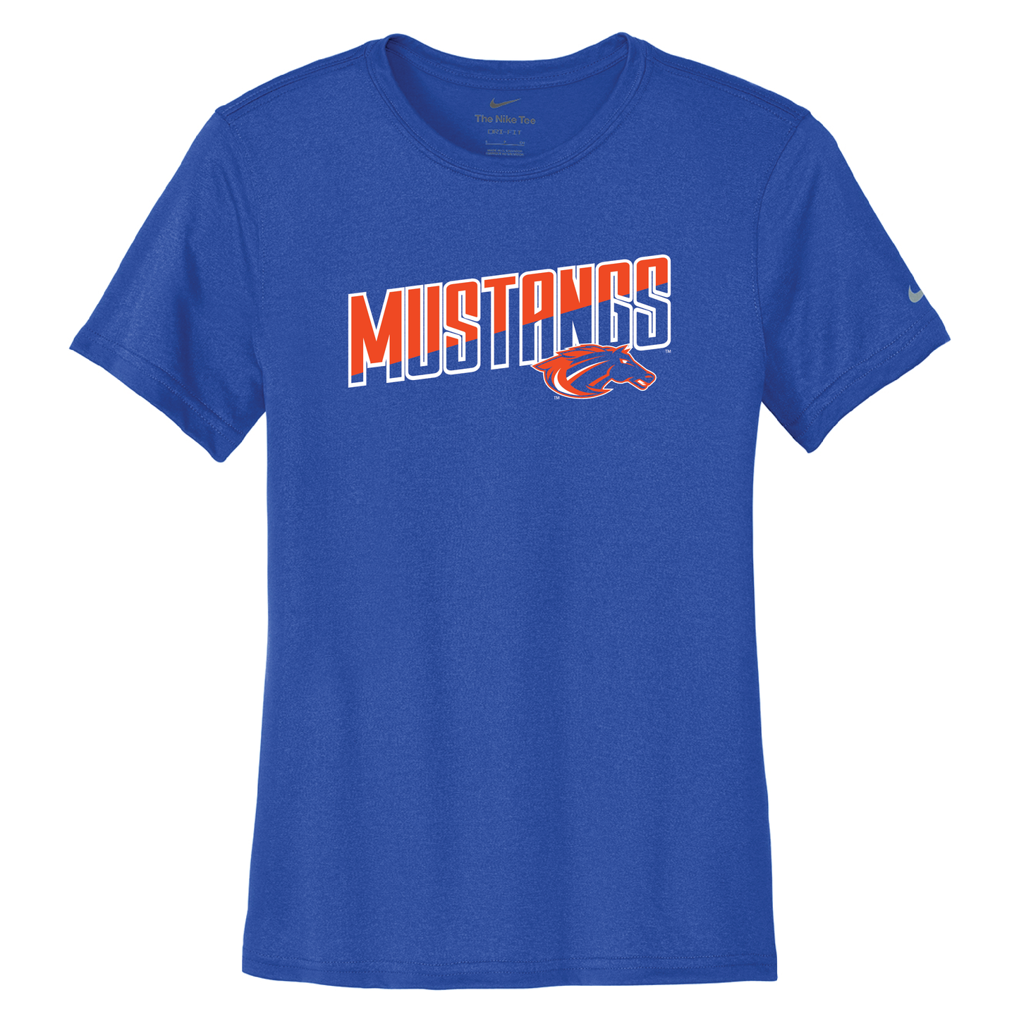 Mustangs Nike Women's Swoosh Sleeve rLegend Tee (NKDX8734)