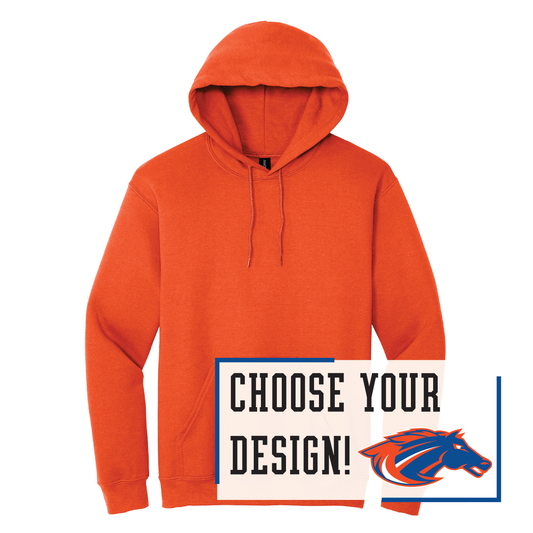 Mustangs Gildan® Heavy Blend™ Hooded Sweatshirt (18500)