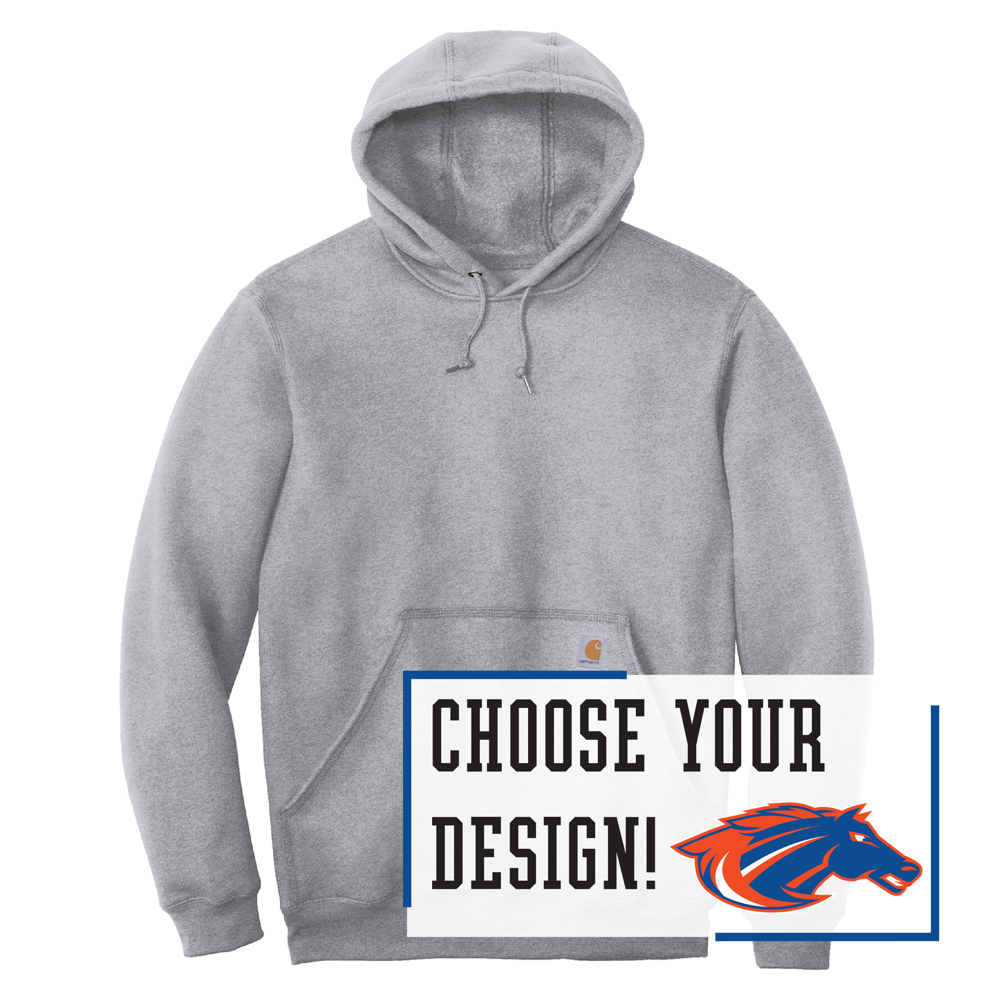 Mustangs Carhartt® Midweight Hooded Sweatshirt (CTK121)