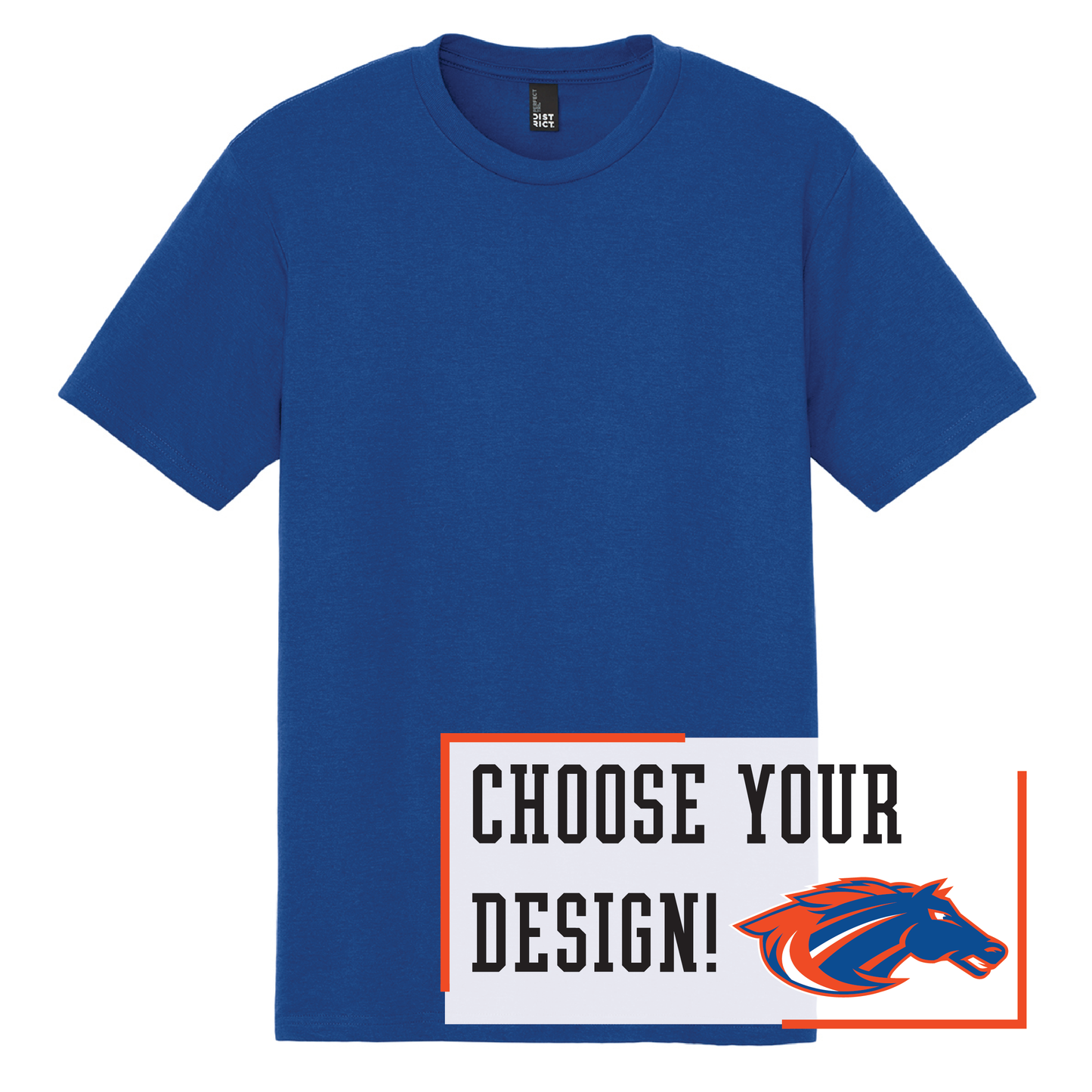 Mustangs District® Perfect Tri® Tee (DM130)