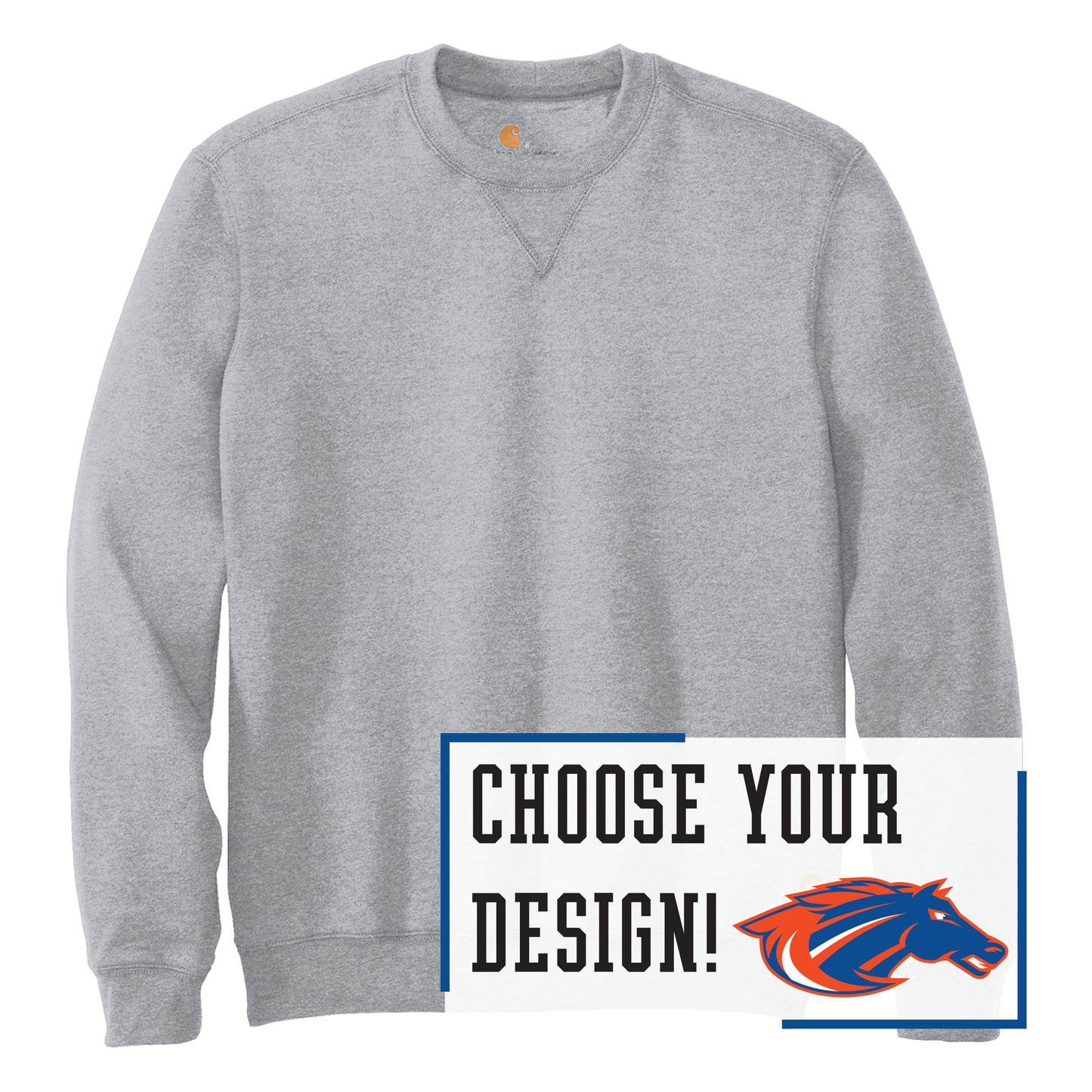 Mustangs Carhartt® Midweight Crewneck Sweatshirt (CTK124)