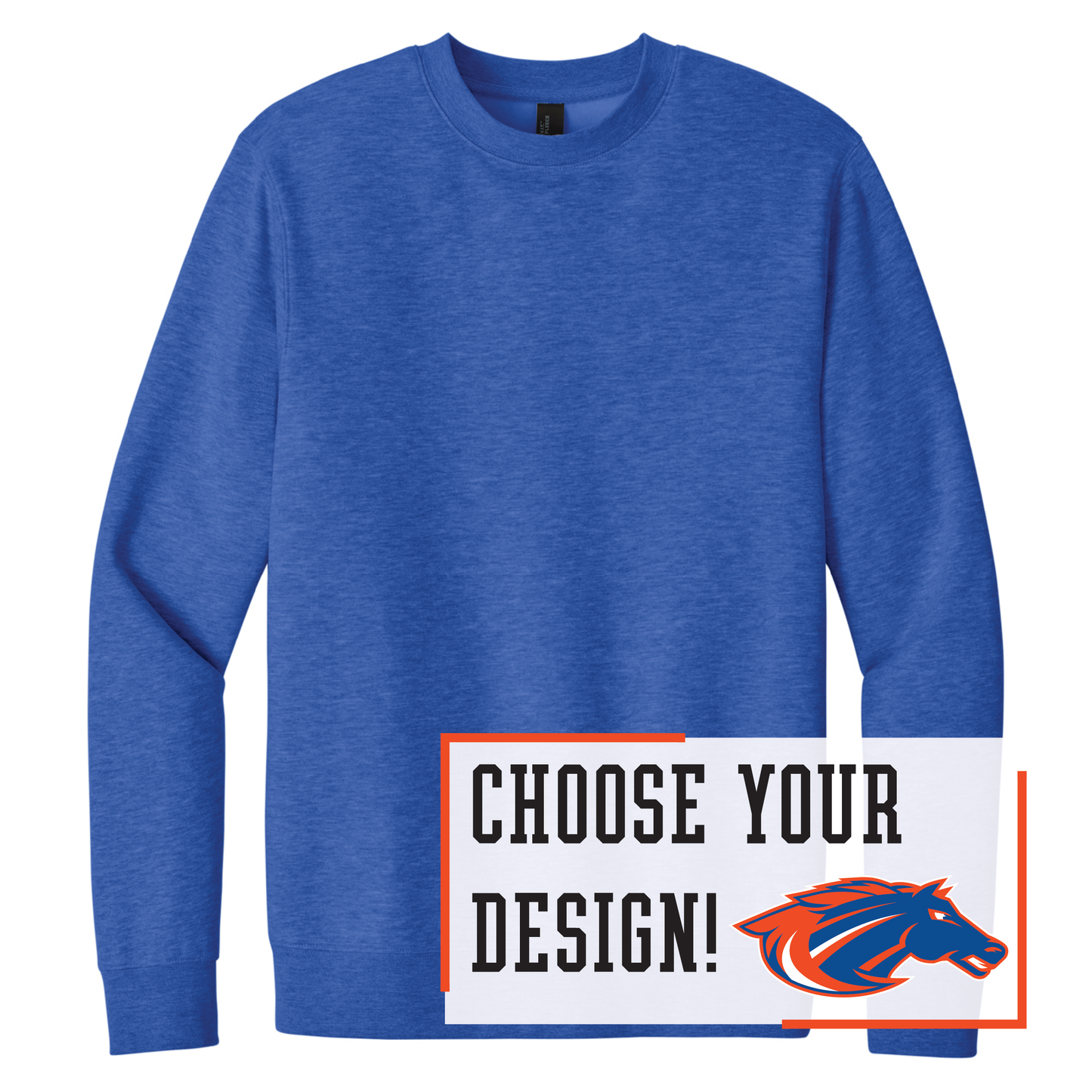 Mustangs District® V.I.T.™ Fleece Crew (DT6104)