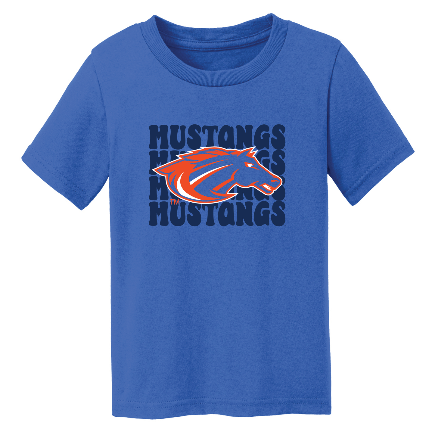 Mustangs Port & Co™ Toddler Core Cotton Tee (CAR54T)