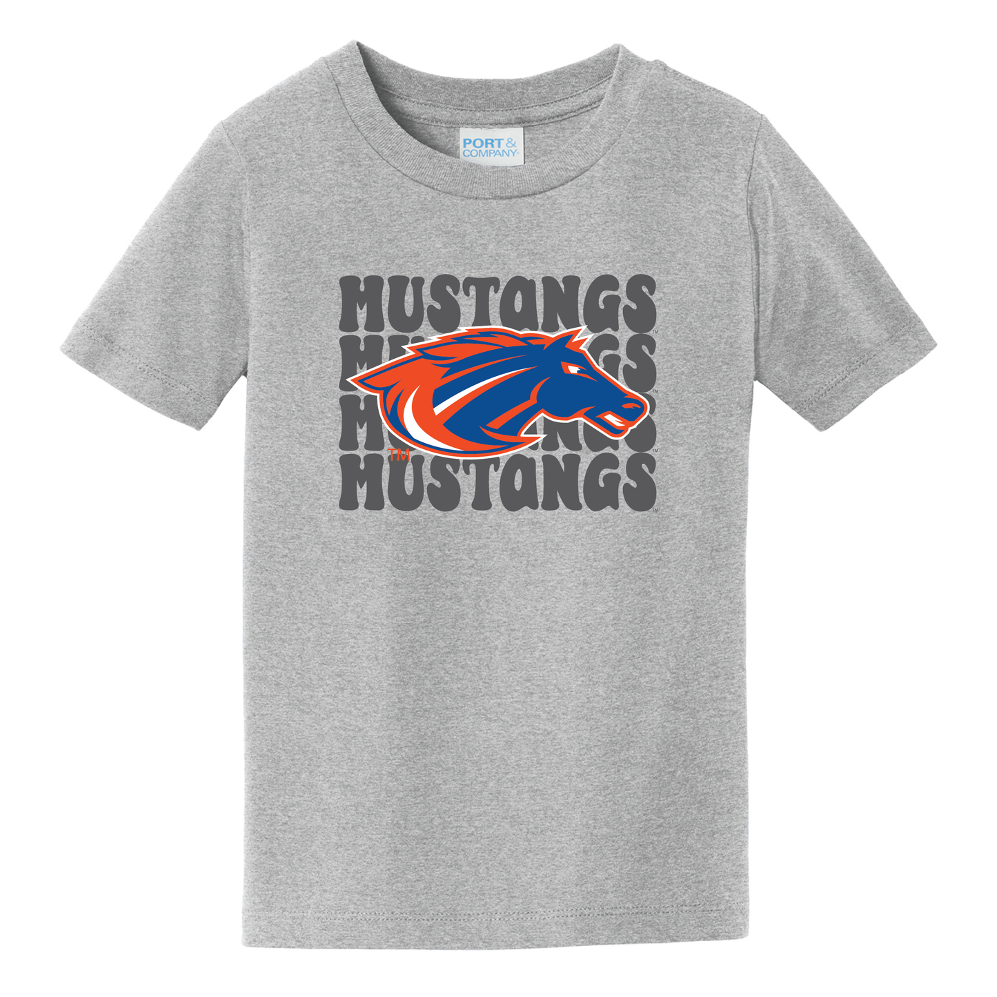 Mustangs Port & Co™ Toddler Fan Favorite™ Tee (PC450TD)