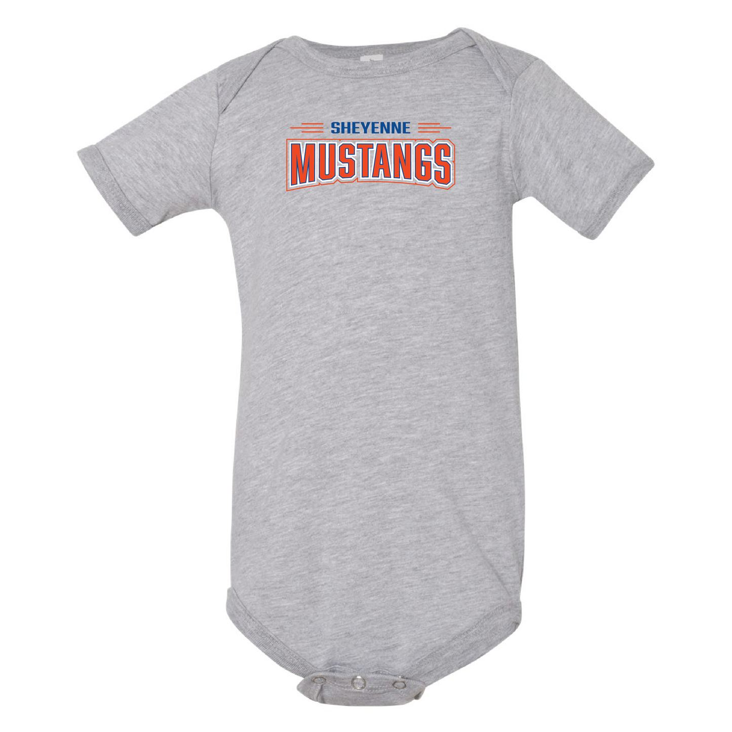 Mustangs BELLA+CANVAS® Infant Jersey Short Sleeve One Piece (100b)