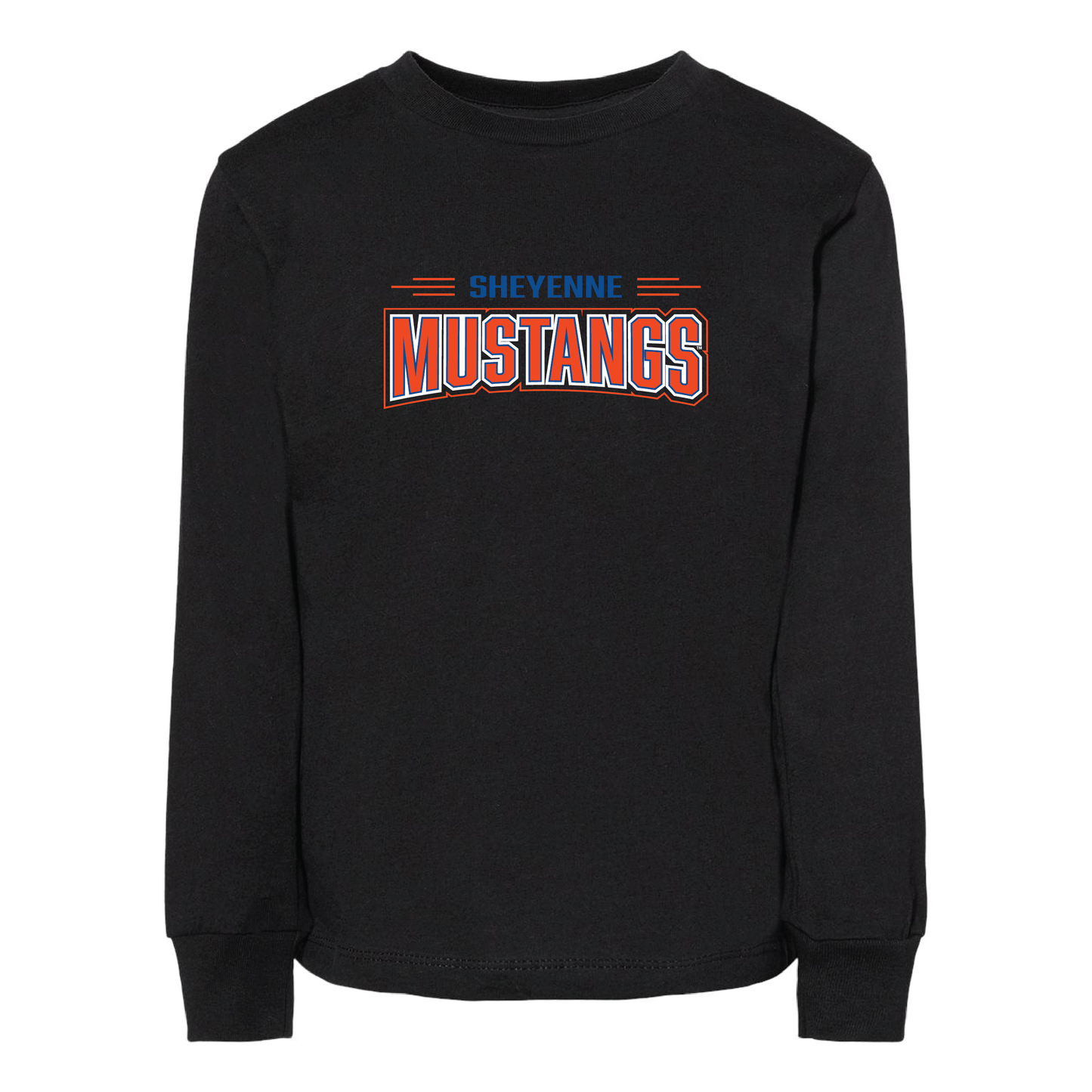 Mustangs BELLA+CANVAS® Toddler Long Sleeve Tee (3501T)