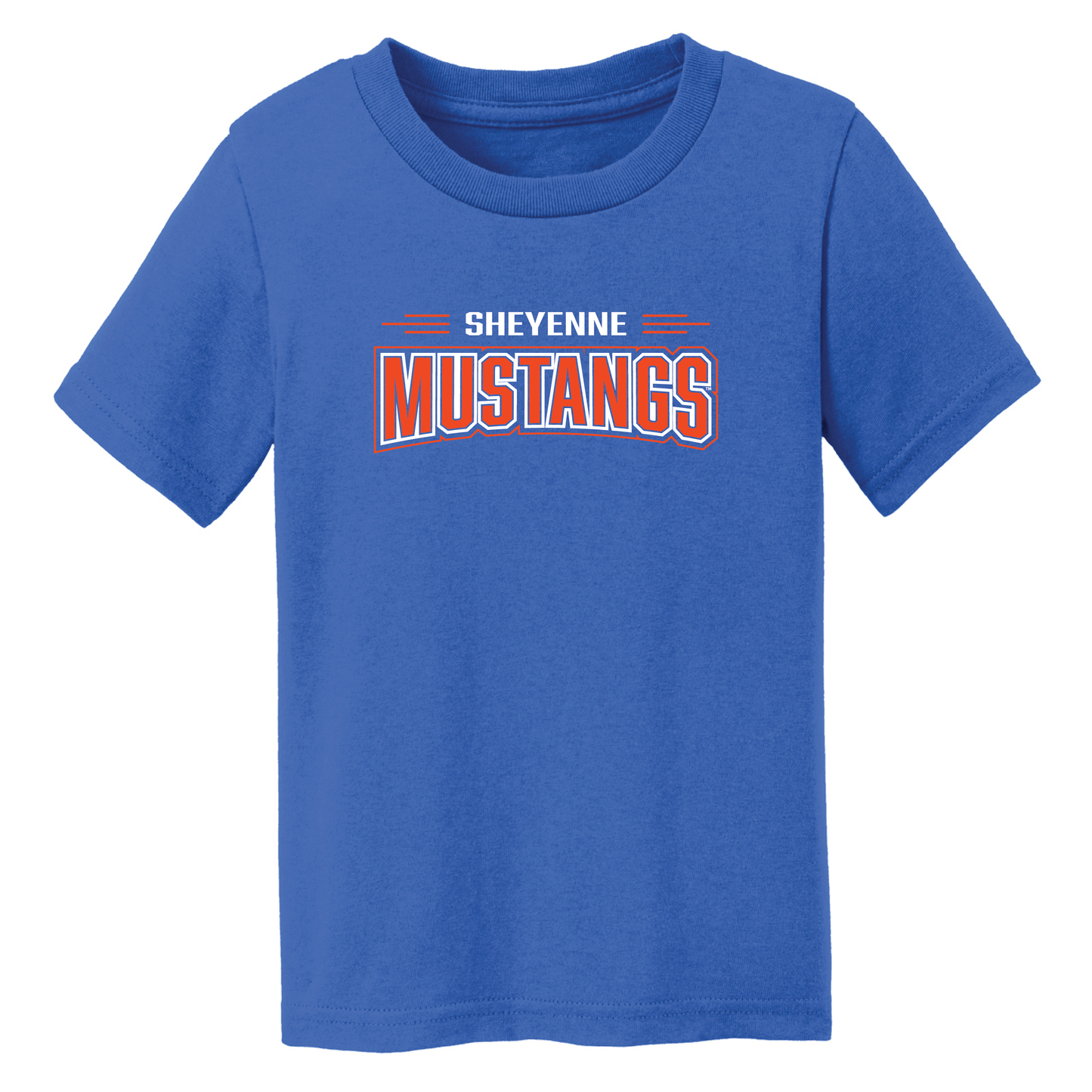 Mustangs Port & Co™ Toddler Core Cotton Tee (CAR54T)