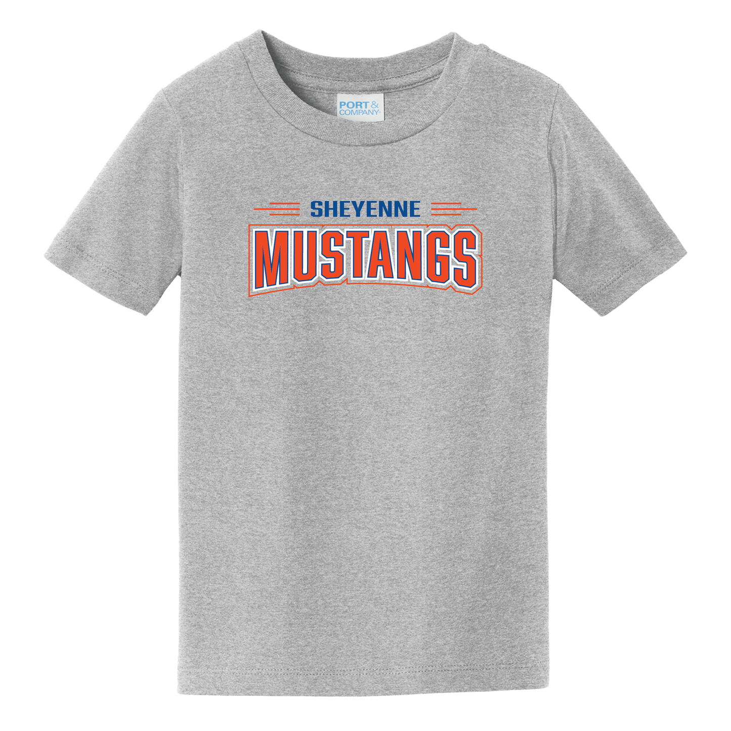Mustangs Port & Co™ Toddler Fan Favorite™ Tee (PC450TD)