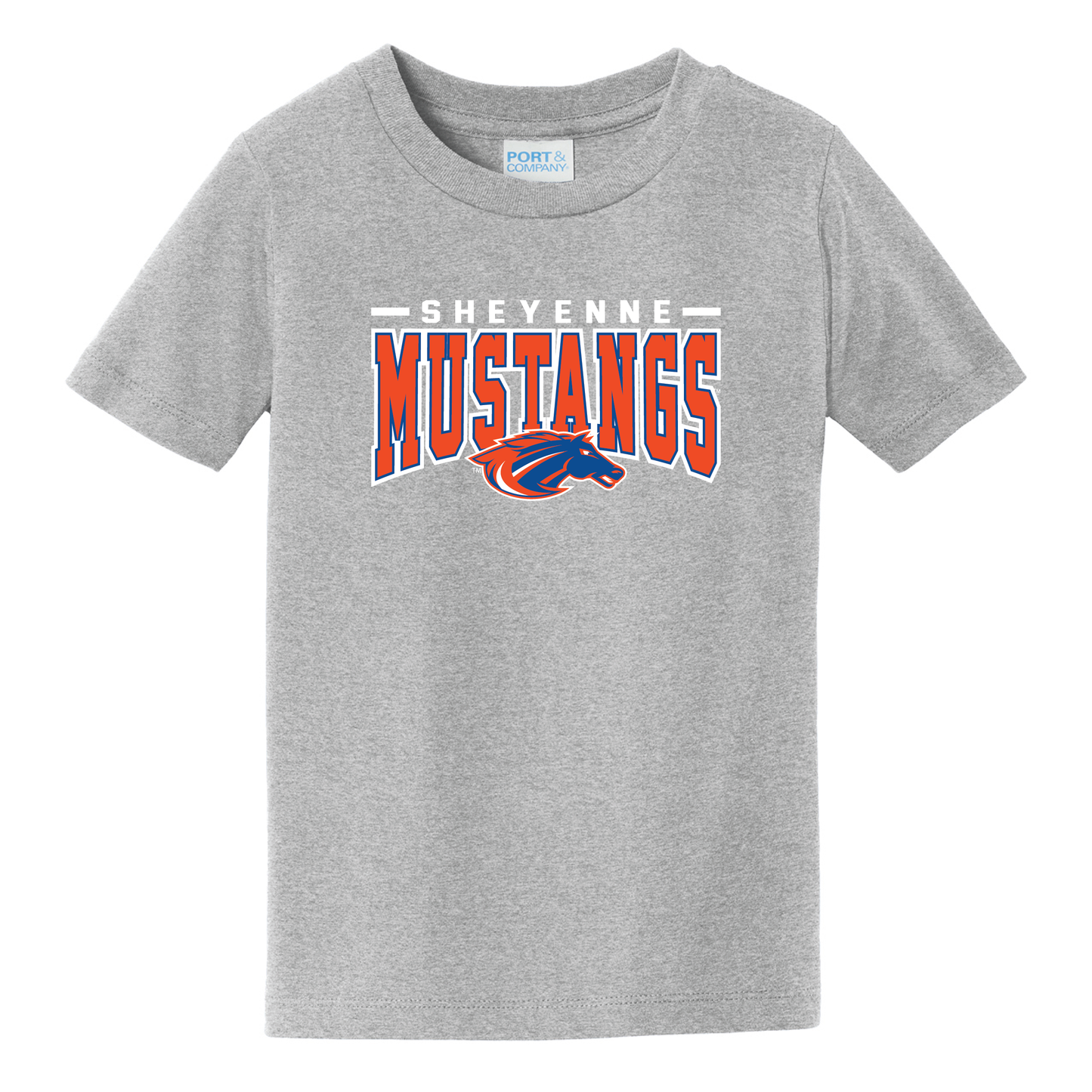Mustangs Port & Co™ Toddler Fan Favorite™ Tee (PC450TD)