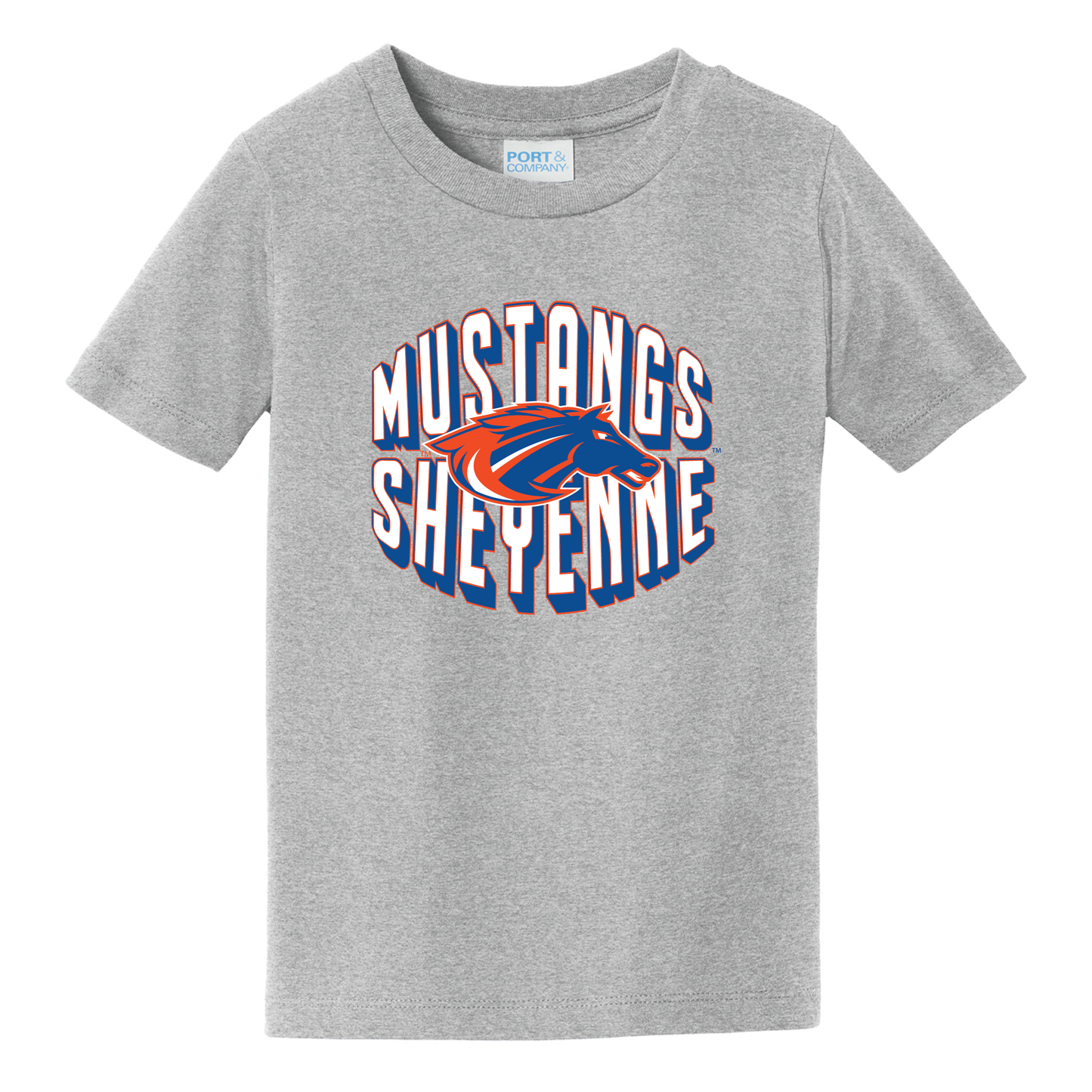 Mustangs Port & Co™ Toddler Fan Favorite™ Tee (PC450TD)