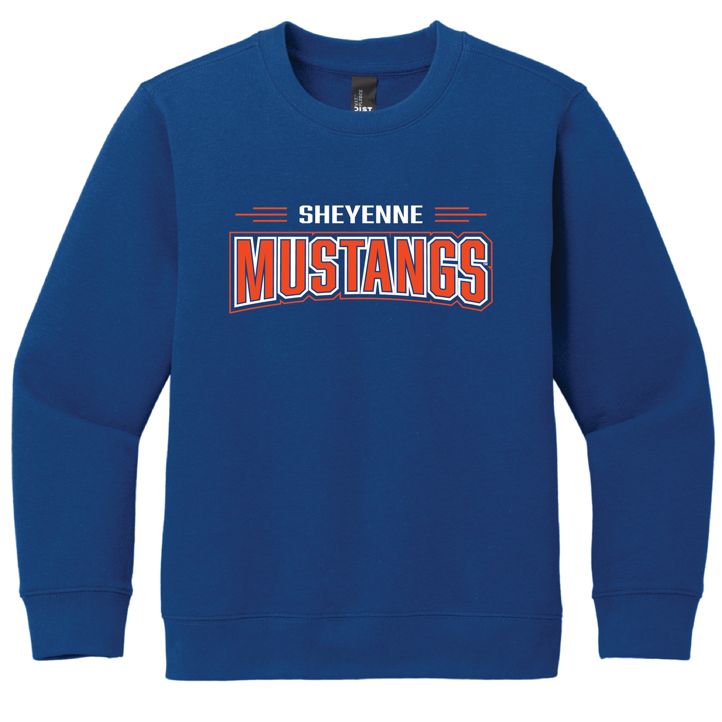 Mustangs District® Youth V.I.T.™ Fleece Crew (DT6104Y)
