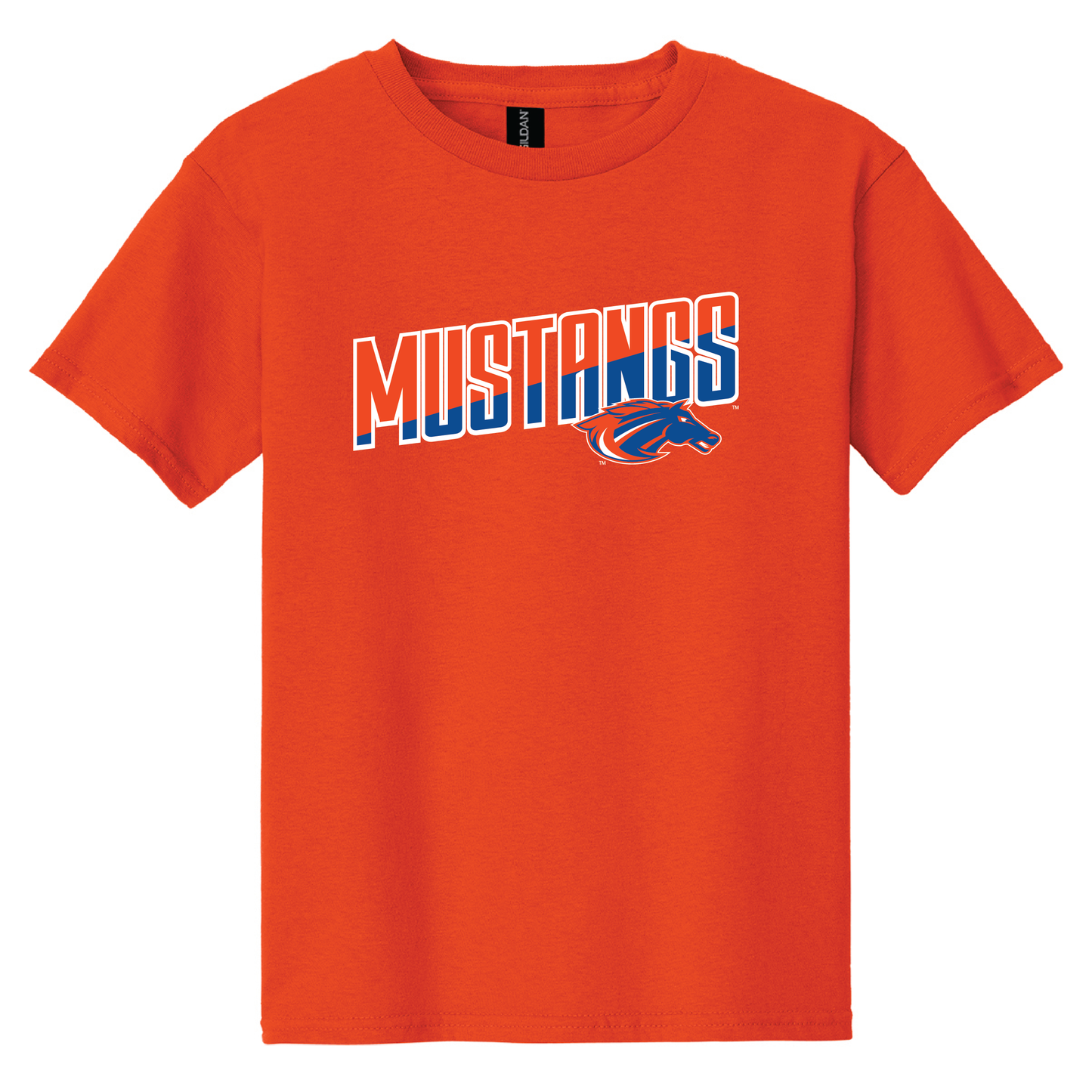 Mustangs Gildan® Youth 100% Cotton T-Shirt (5000b)