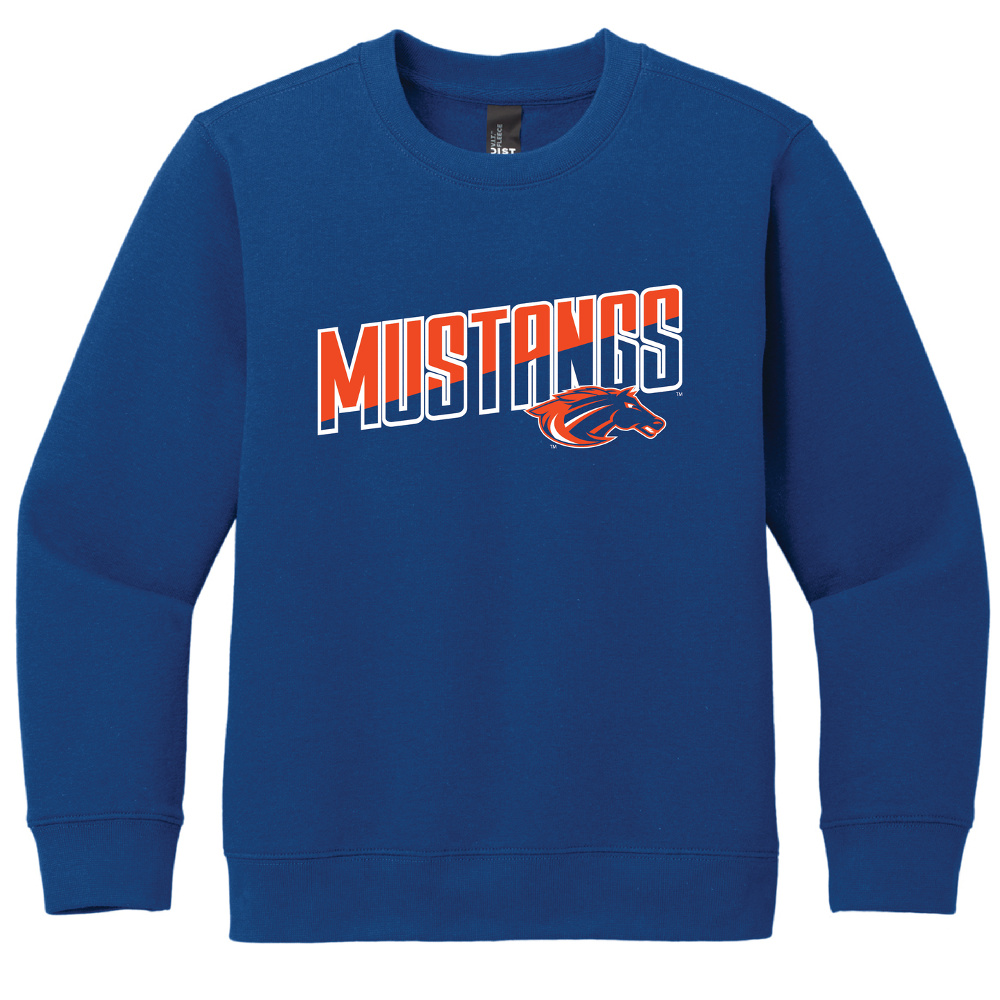 Mustangs District® Youth V.I.T.™ Fleece Crew (DT6104Y)