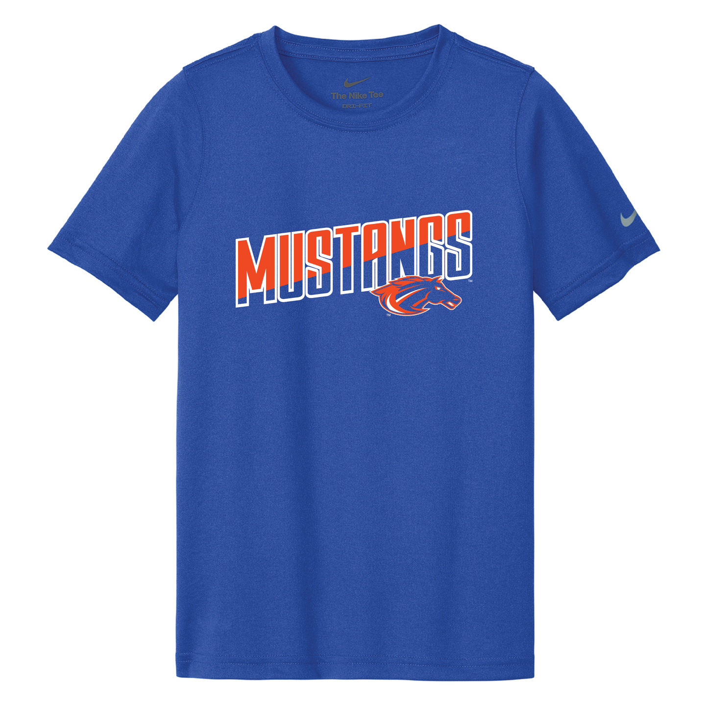 Mustangs Nike Youth Swoosh Sleeve rLegend Tee (NKDX8787)