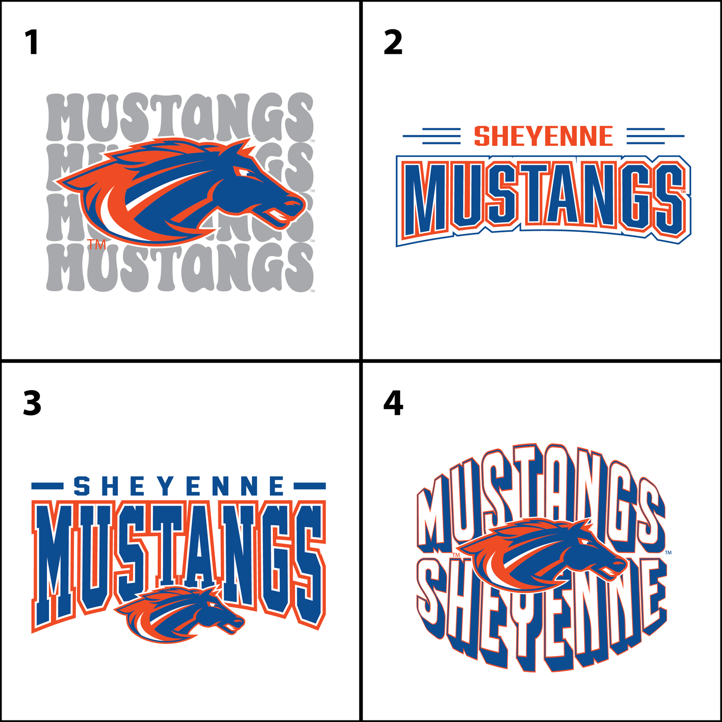 Mustangs Port & Co™ Toddler Fan Favorite™ Tee (PC450TD)