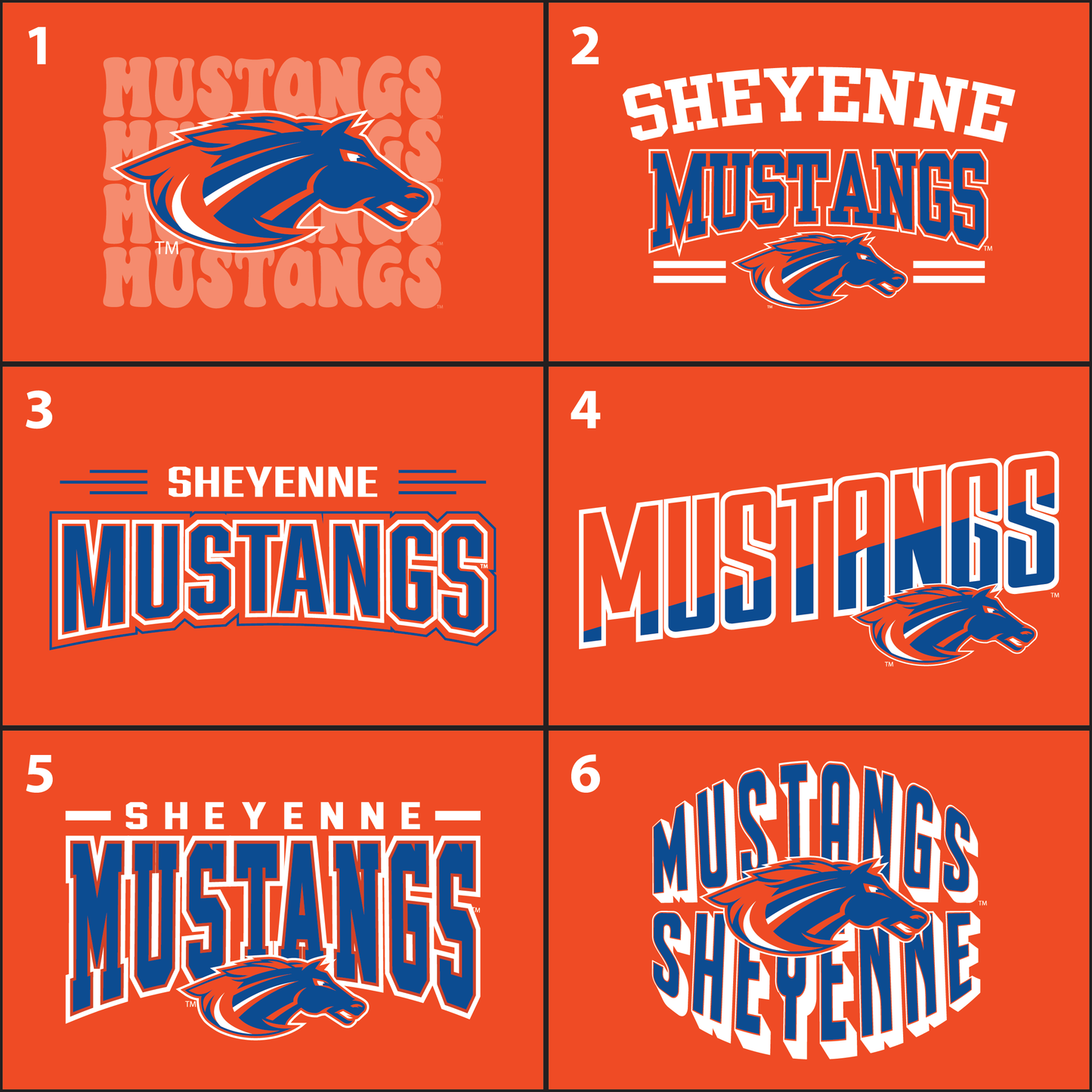 Mustangs Gildan® Youth 100% Cotton T-Shirt (5000b)