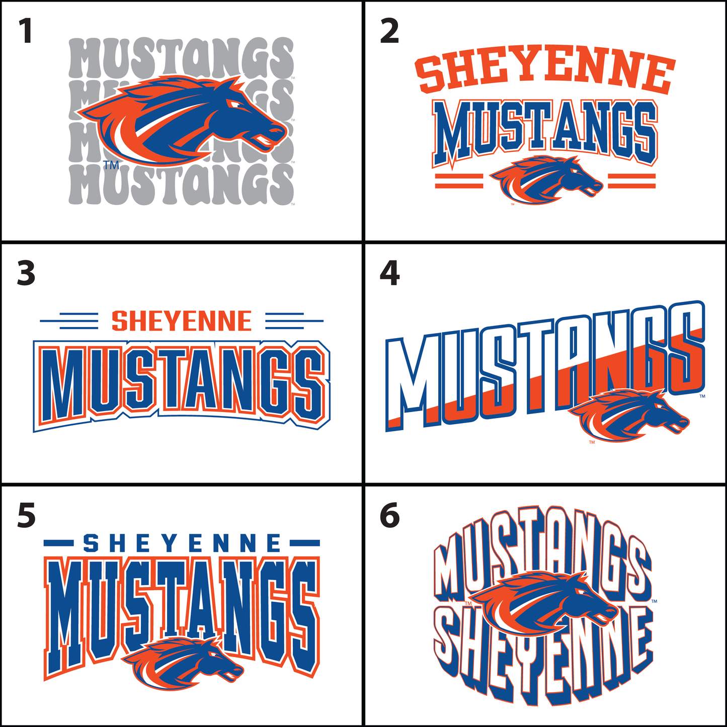 Mustangs Nike Dri-FIT Cotton/Poly Long Sleeve Tee (NKBQ5230)