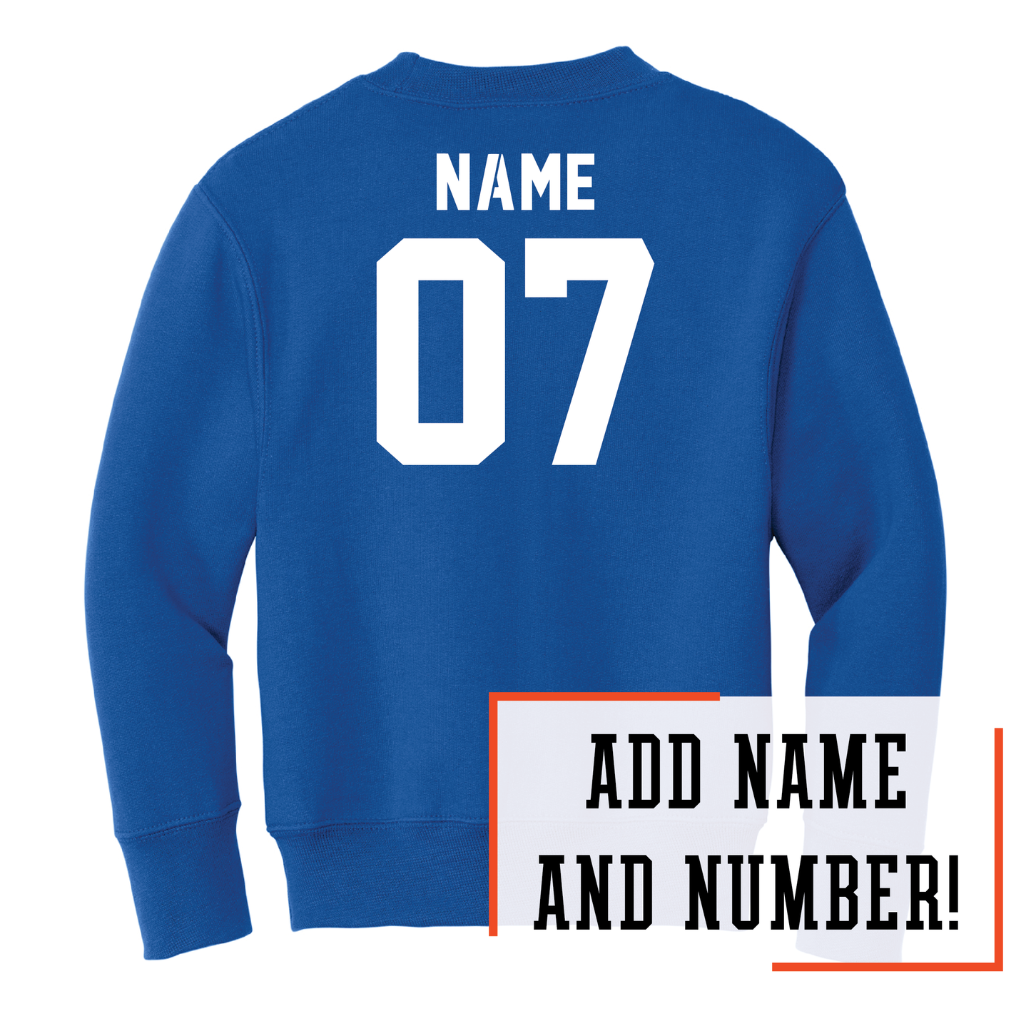 Mustangs Port & Co™ Youth Core Fleece Crewneck Sweatshirt (PC78Y)