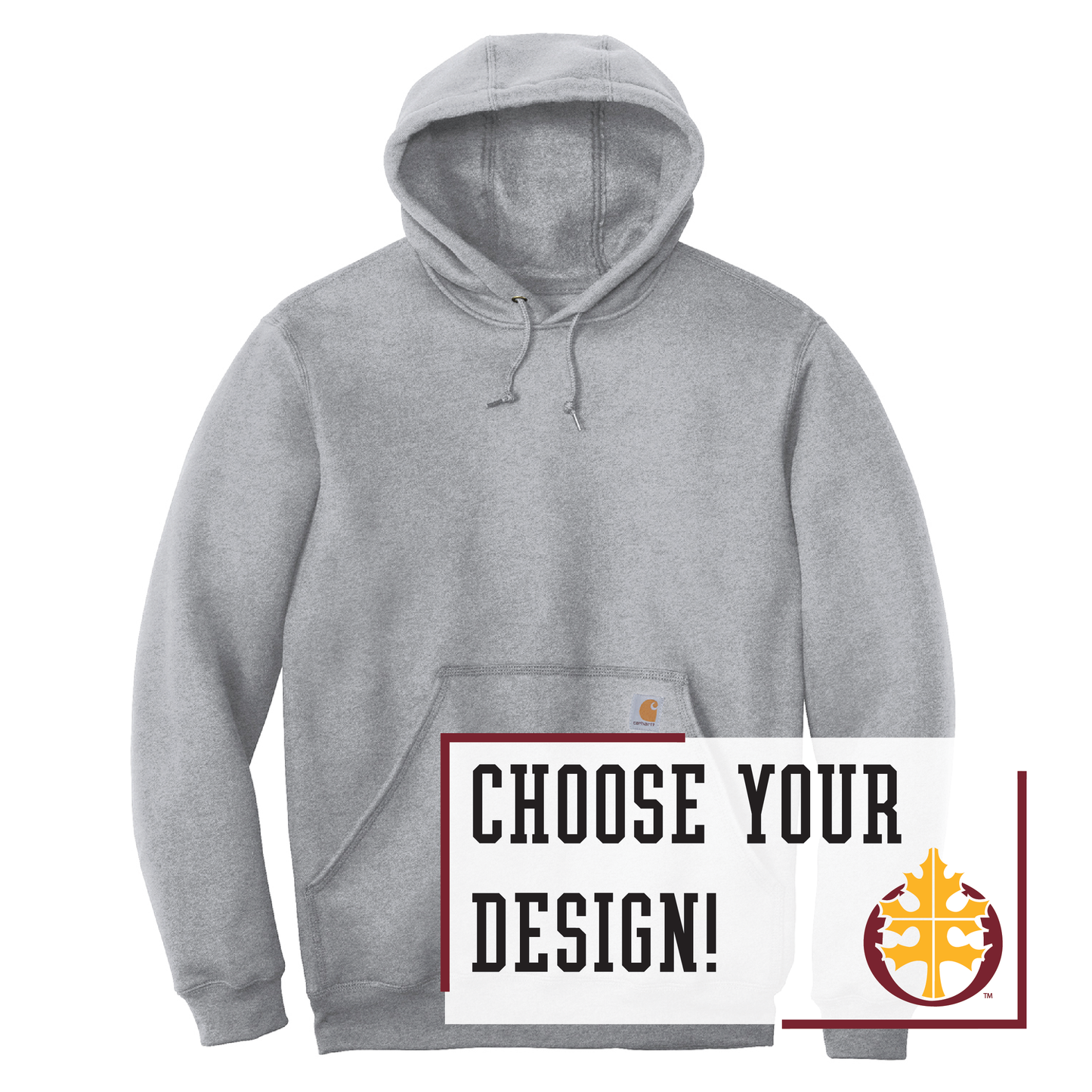 Oak Grove Carhartt® Midweight Hooded Sweatshirt (CTK121)