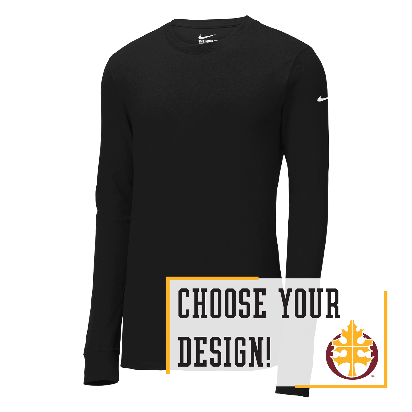 Oak Grove Nike Dri-FIT Cotton/Poly Long Sleeve Tee (NKBQ5230)