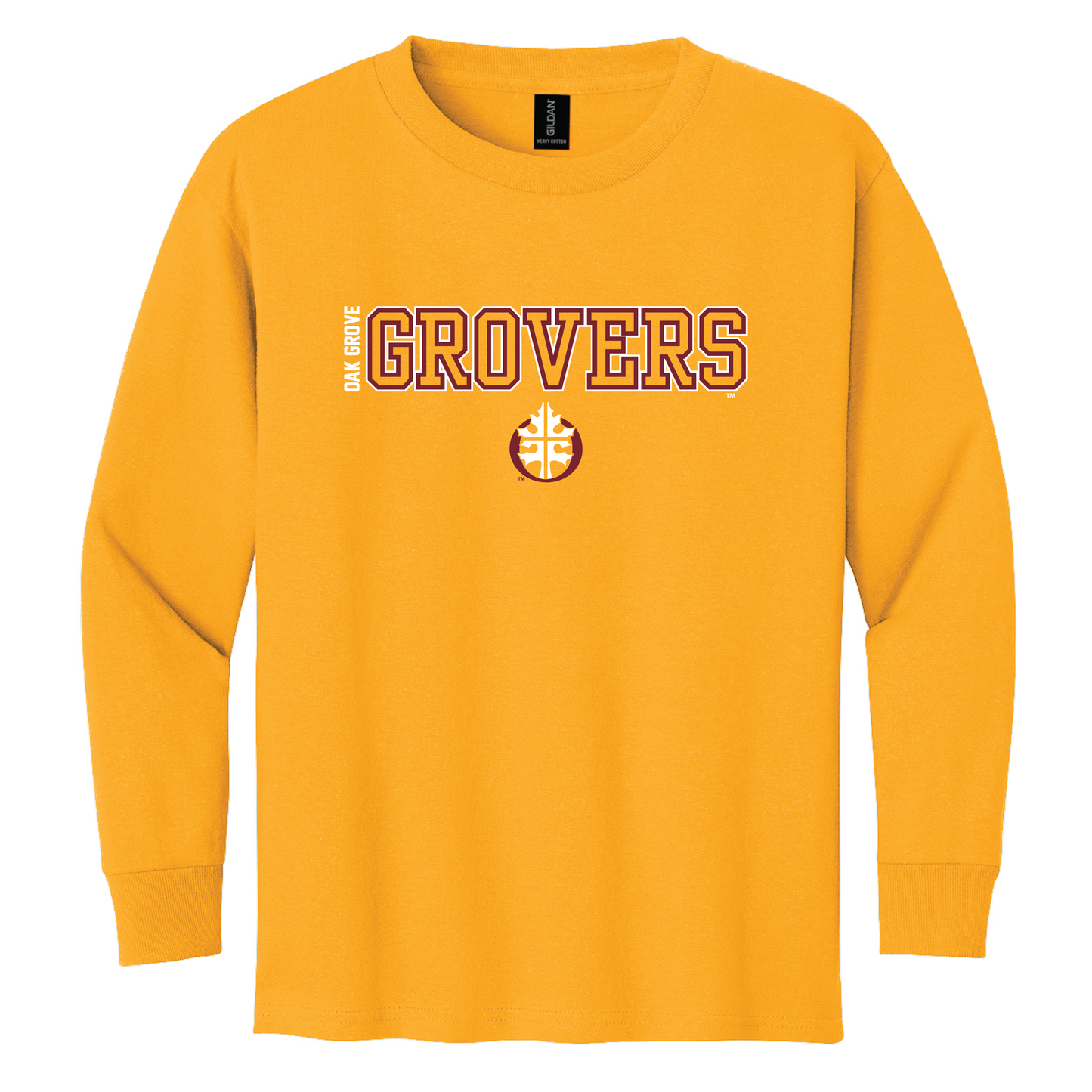 Oak Grove Gildan® Youth 100% Cotton Long Sleeve T-Shirt (5400b)
