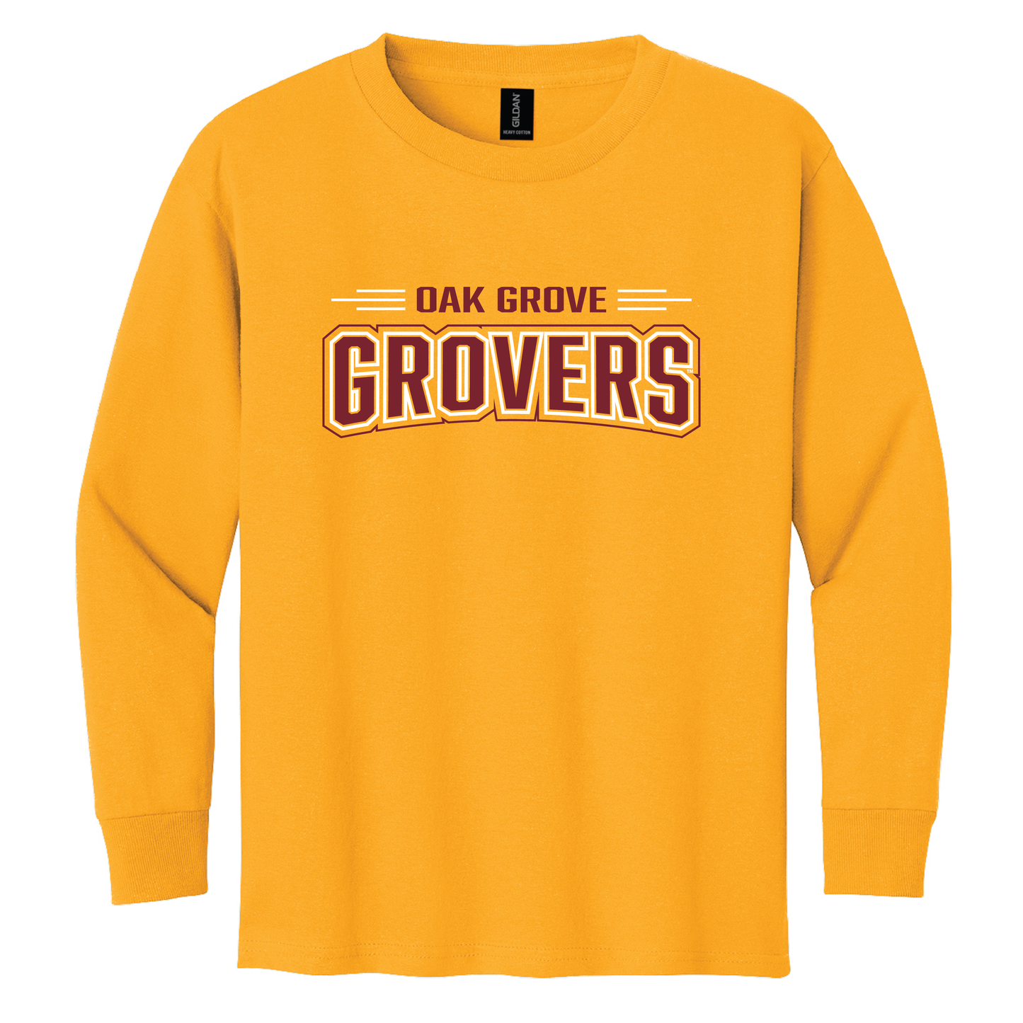 Oak Grove Gildan® Youth 100% Cotton Long Sleeve T-Shirt (5400b)