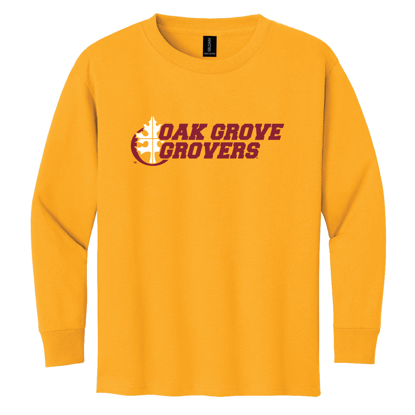 Oak Grove Gildan® Youth 100% Cotton Long Sleeve T-Shirt (5400b)