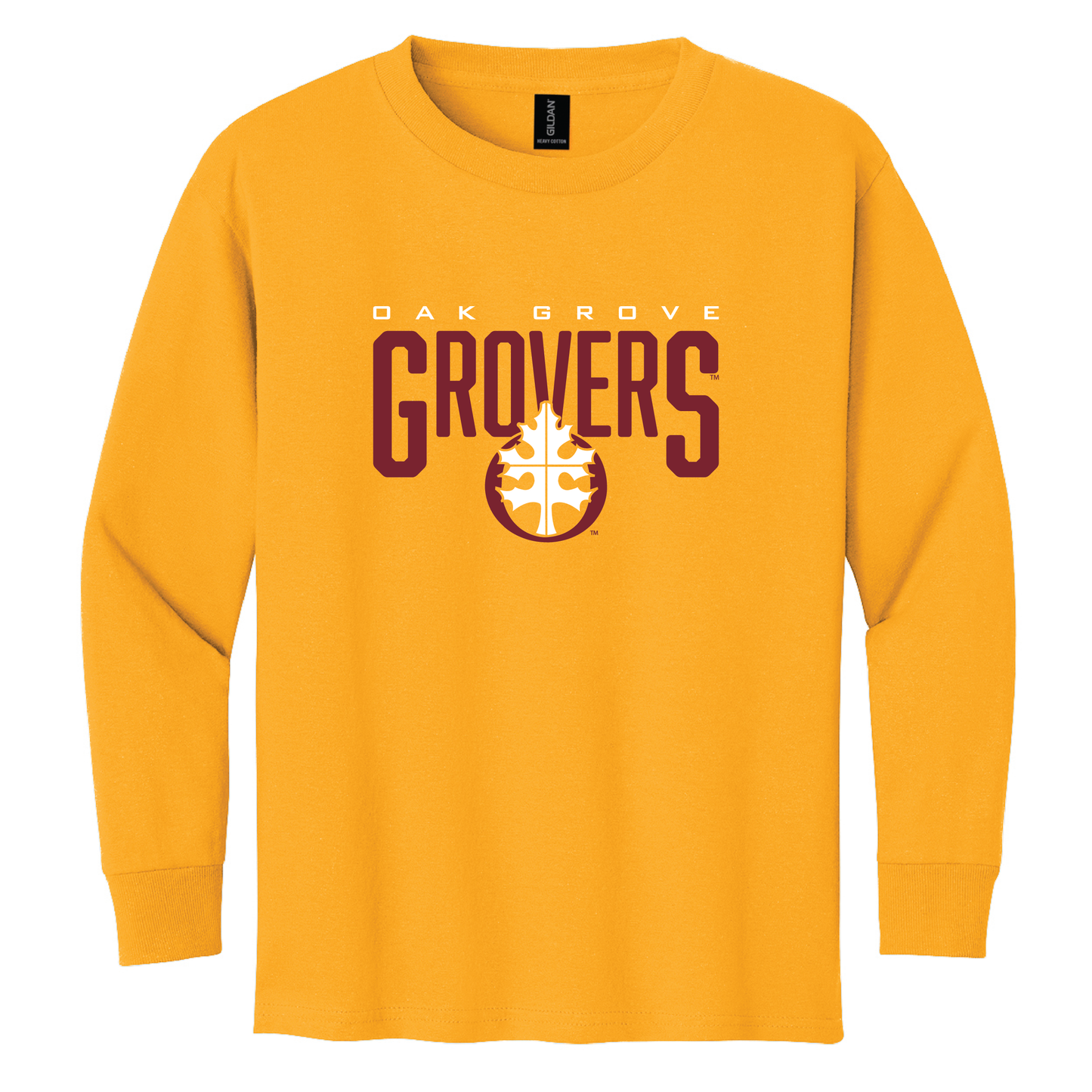 Oak Grove Gildan® Youth 100% Cotton Long Sleeve T-Shirt (5400b)