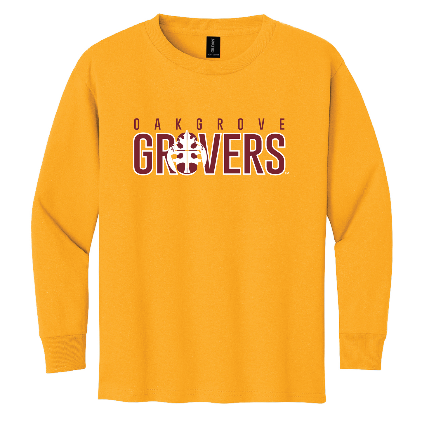 Oak Grove Gildan® Youth 100% Cotton Long Sleeve T-Shirt (5400b)