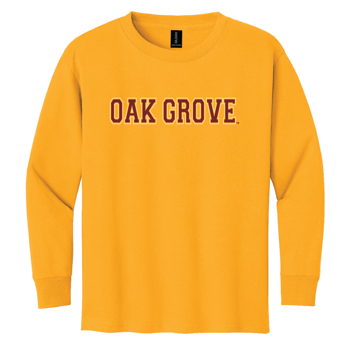 Oak Grove Gildan® Youth 100% Cotton Long Sleeve T-Shirt (5400b)