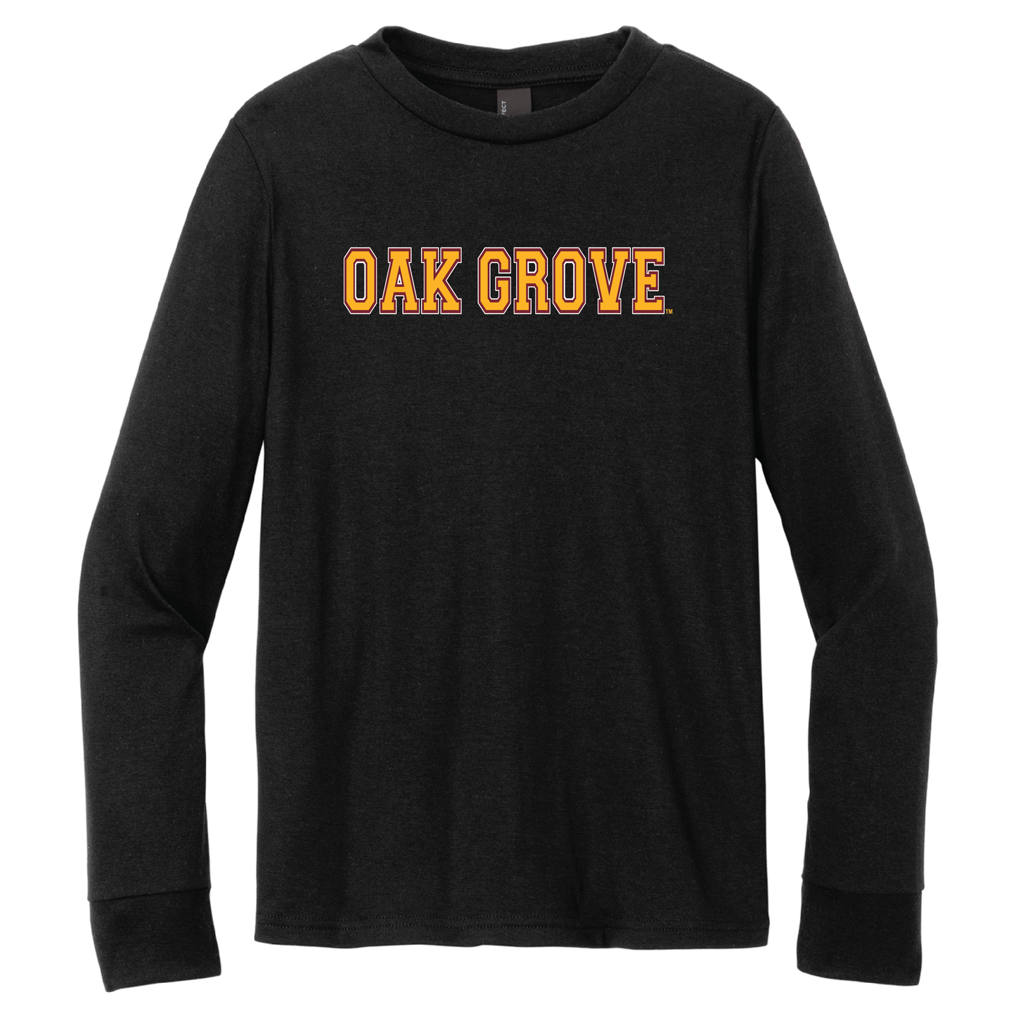 Oak Grove Black District® Youth Perfect Tri® Long Sleeve Tee (DT132Y)