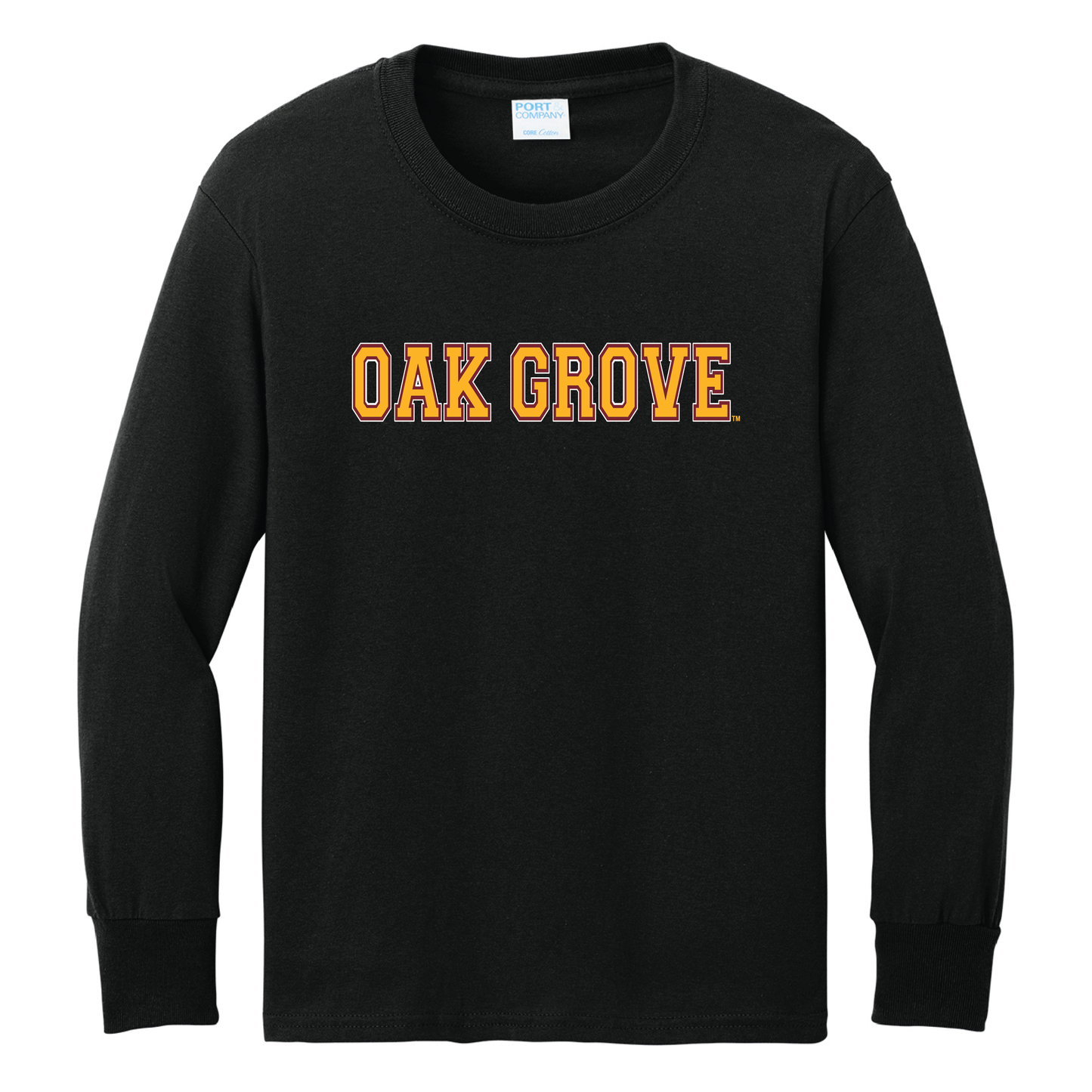 Oak Grove Port & Co™ Youth Long Sleeve Core Cotton Tee (PC54YLS)