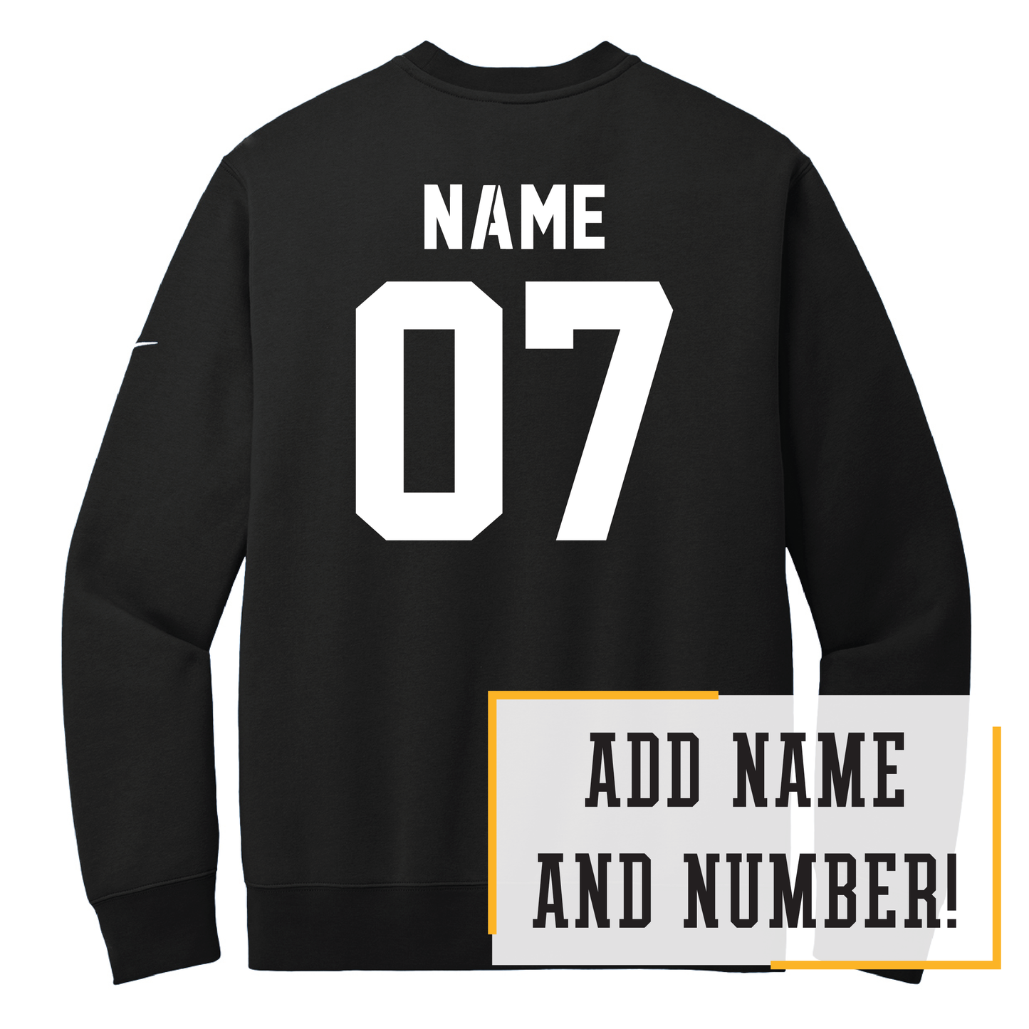 Oak Grove Nike Club Fleece Sleeve Swoosh Crew (NKFD9863)