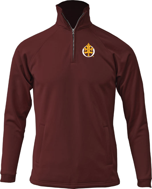 Oak Grove Maroon Youth Quarter Zip Sweatshirt