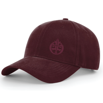 Oak Grove Casual Twill Maroon Cap