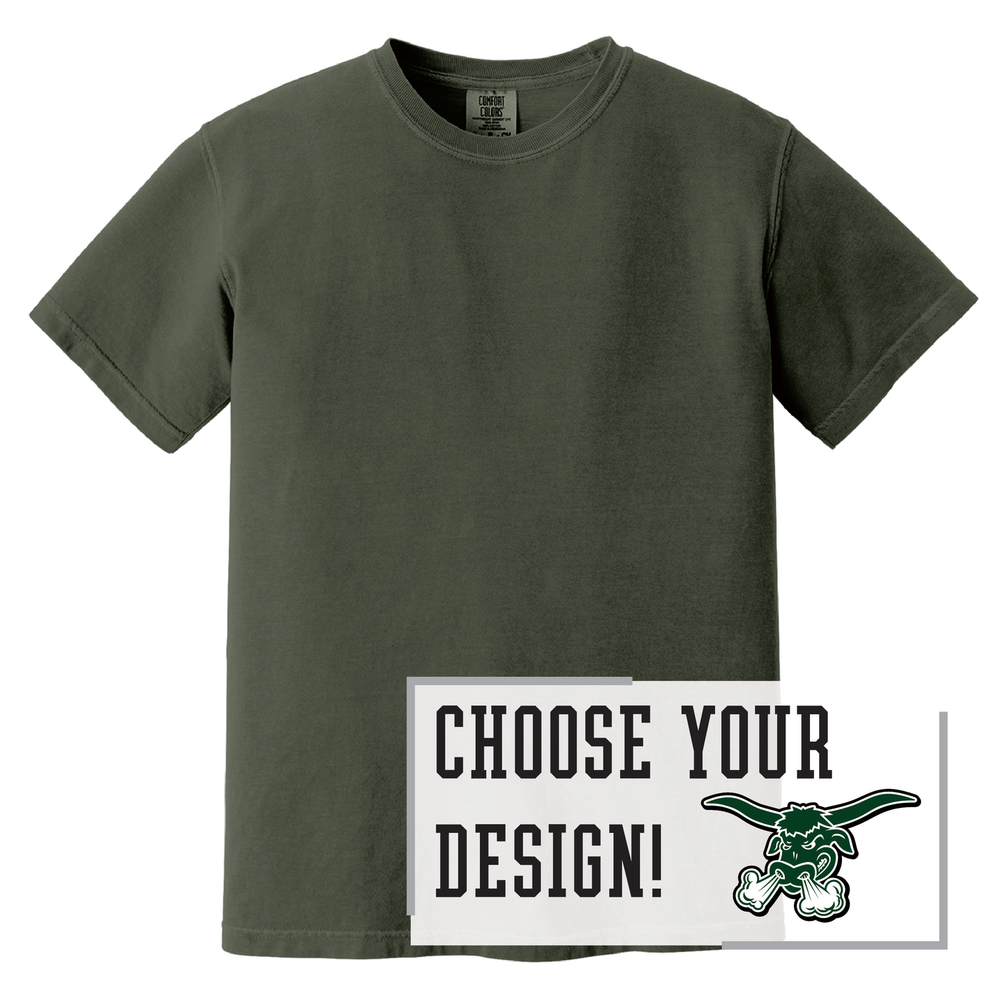 Packers Comfort Colors® Heavyweight Ring Spun Tee (1717)